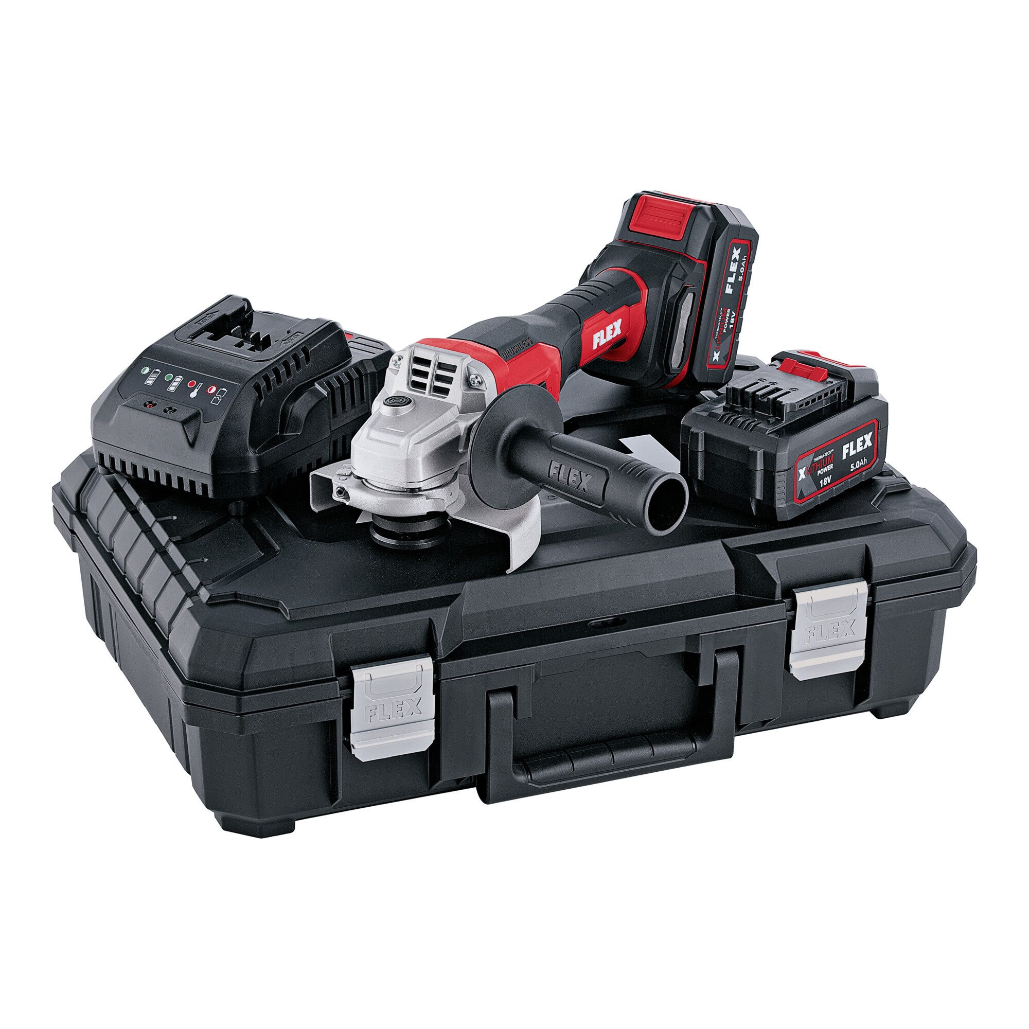Flex Akku-Winkelschleifer FLEX Akku-Winkelschleifer 18,0 V Light Duty L 125 18.0-EC LD/5.0 Set