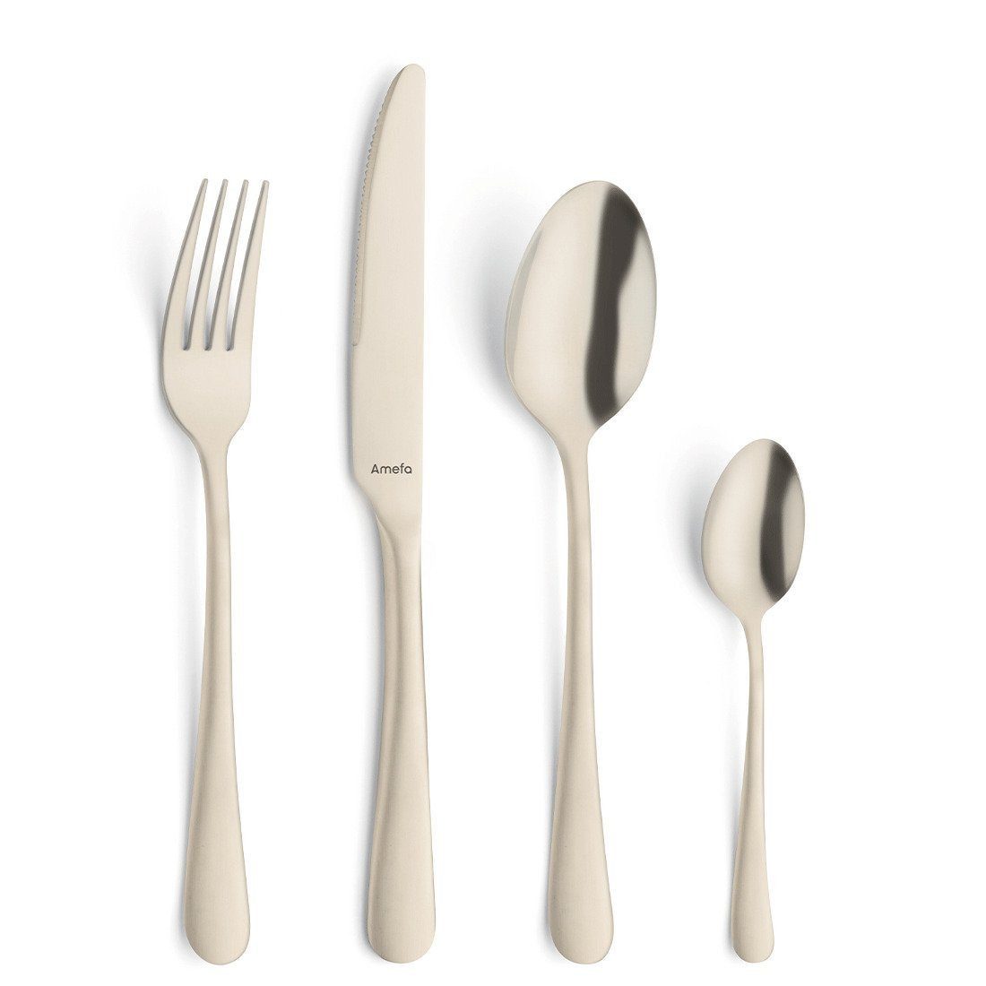 Amefa Besteck-Set AUSTIN - modernes Besteck für jeden Tag (32-tlg), 8 Personen, Edelstahl 18/0, pflegeleicht und langlebig