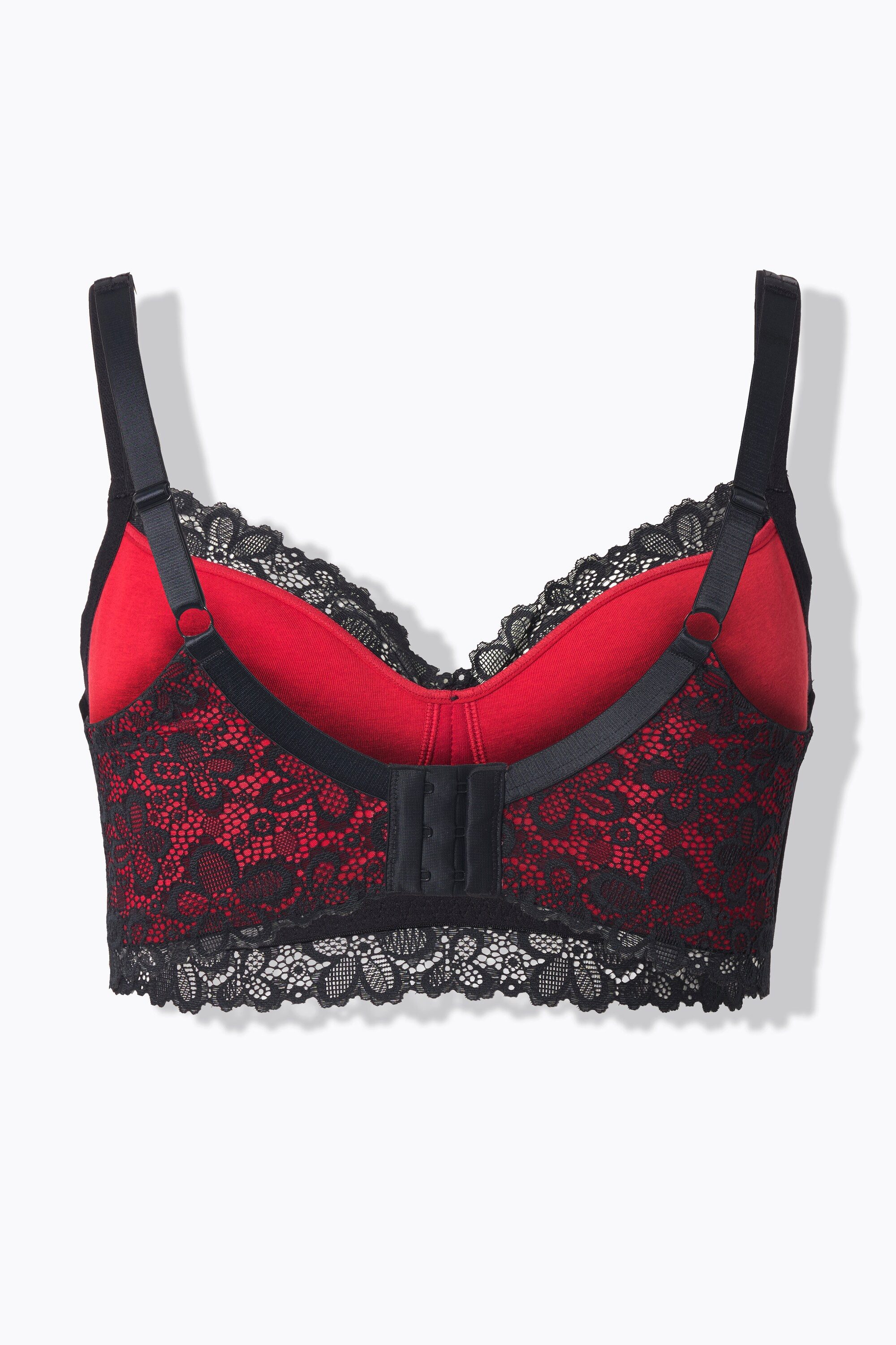 Ulla Popken Soft-BH TruYou Bralette Spitze Softschale ohne Bügel – Bild 4 von 4