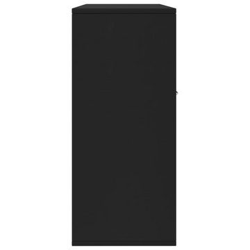 vidaXL Sideboard Sideboard Schwarz 88x30x70 cm Holzwerkstoff (1 St)