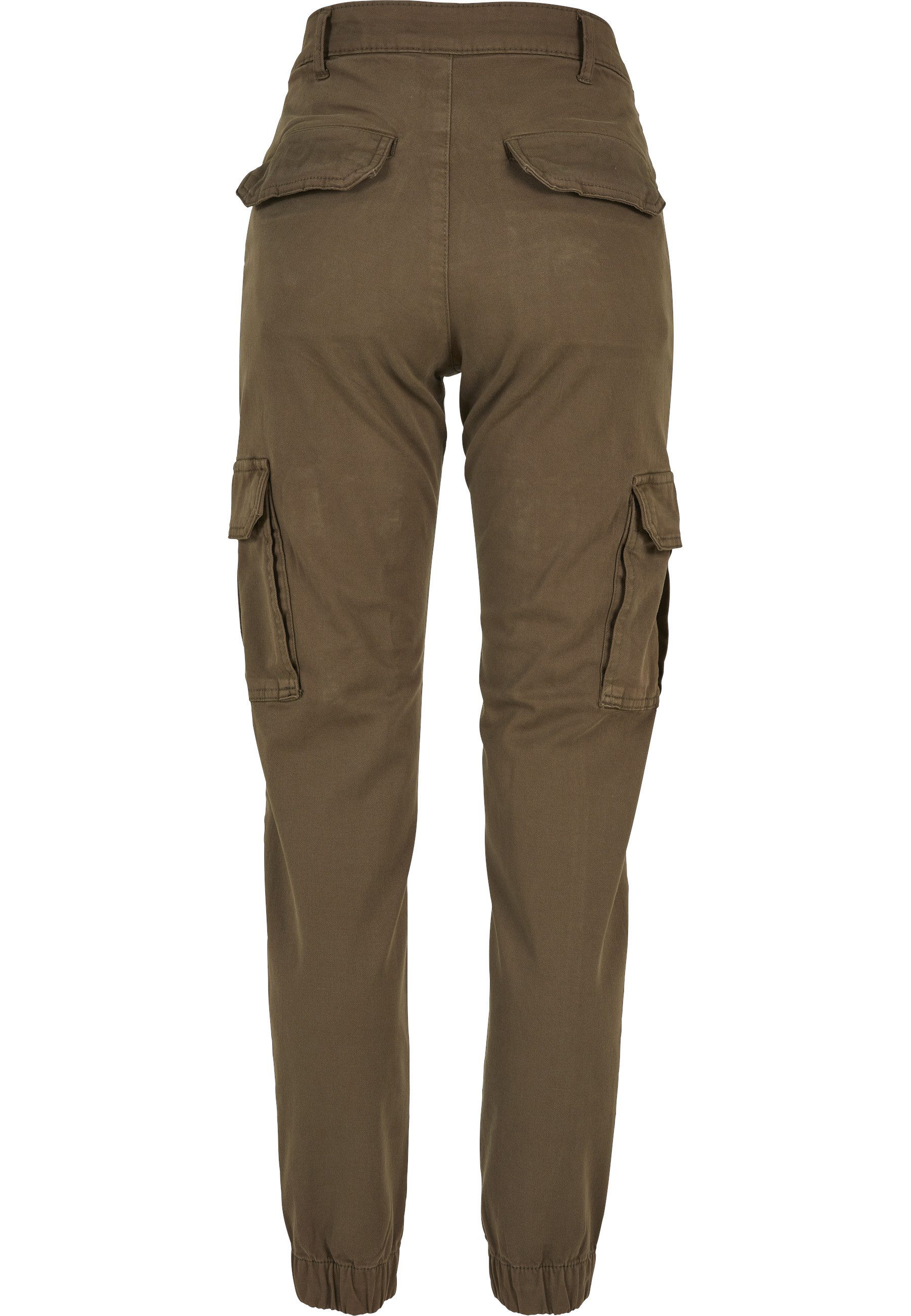 URBAN CLASSICS Stoffhose Urban Classics Damen Ladies Cotton Twill Utility P günstig online kaufen