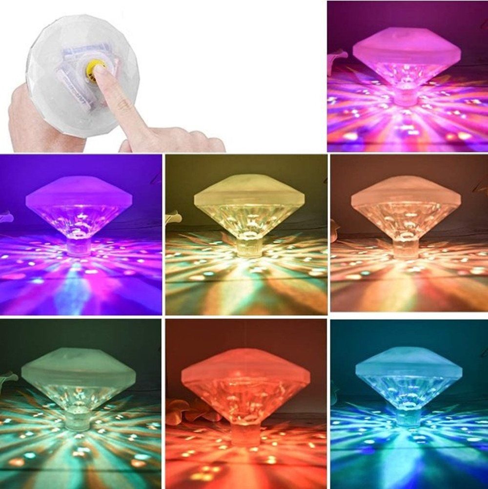 XDOVET Pool-Lampe LED Poolbeleuchtung,2PCS LED Unterwasser günstig online kaufen