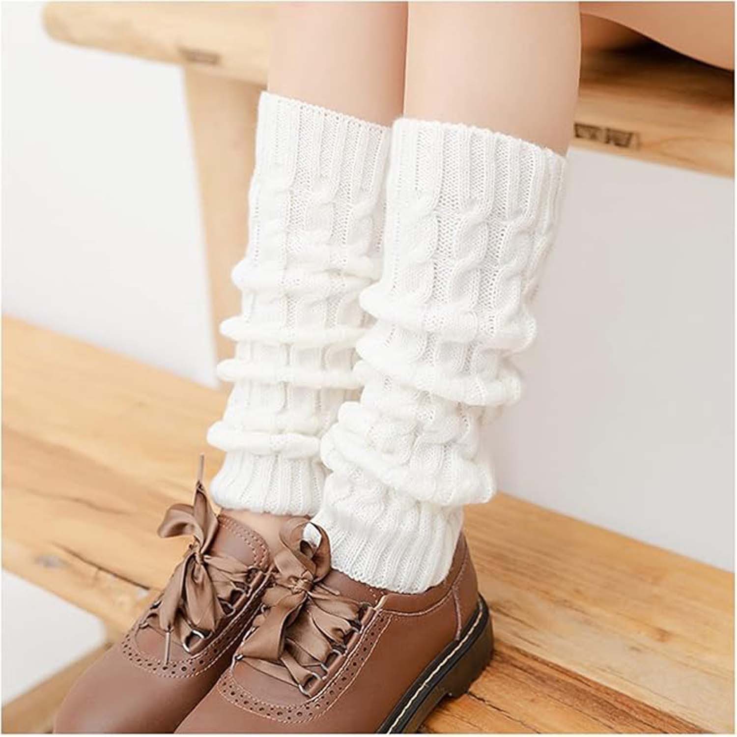 trends for living Socken Gestrickte warme Winter-Beinwärmer Socken Stiefelü günstig online kaufen