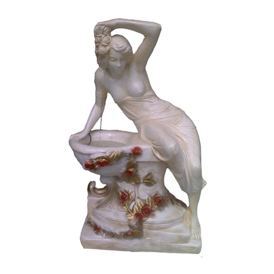 JVmoebel Skulptur Deko Figur Statue Skulptur 140 cm Weiß Kunststoff Neu für Zimmer, Made in Europe