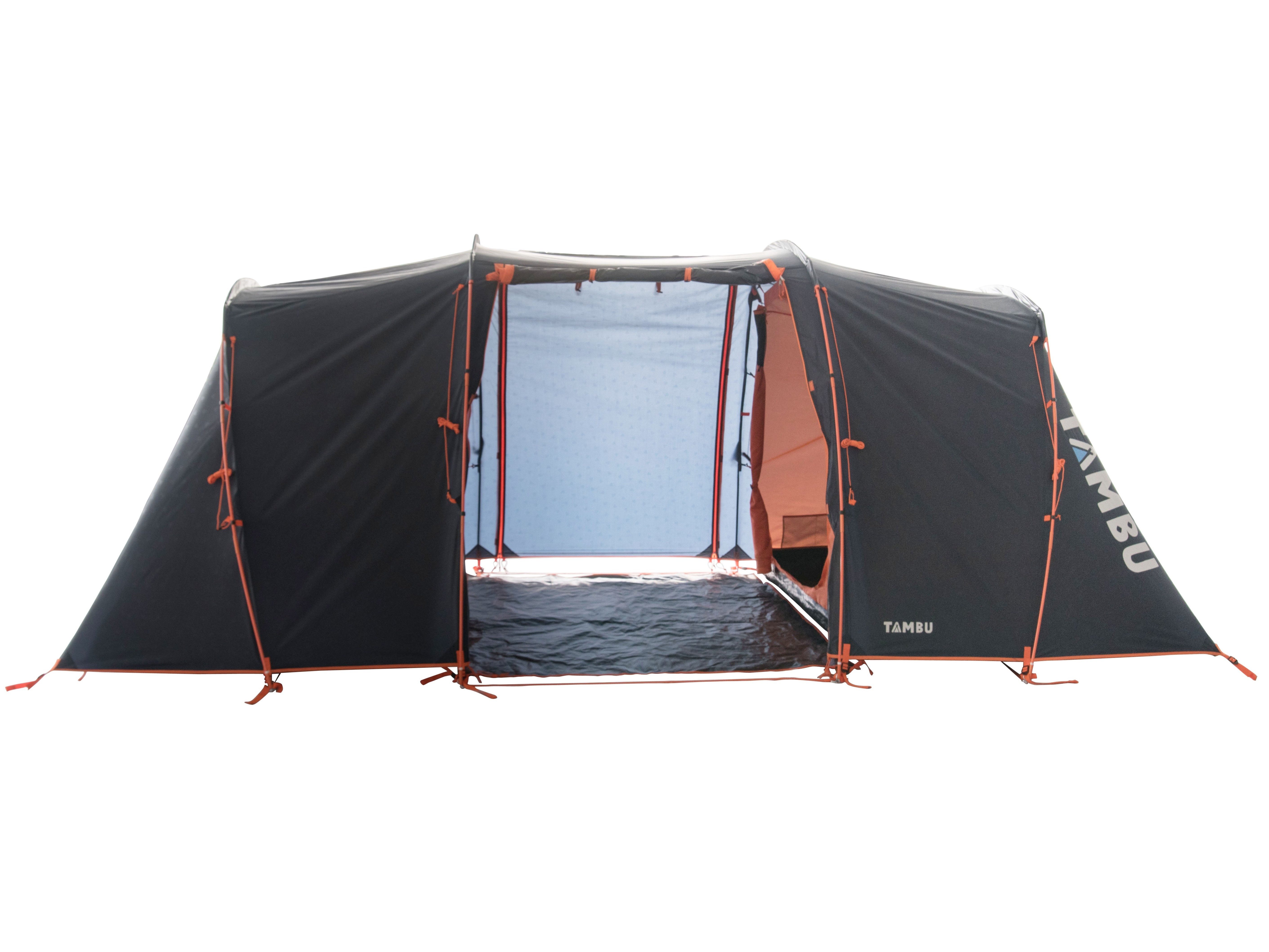 Tambu Tunnelzelt TAMBU - MANDAPA 4 - Vis-à-Vis Zelt, Personen: 4, 100 % recycelter Polyester