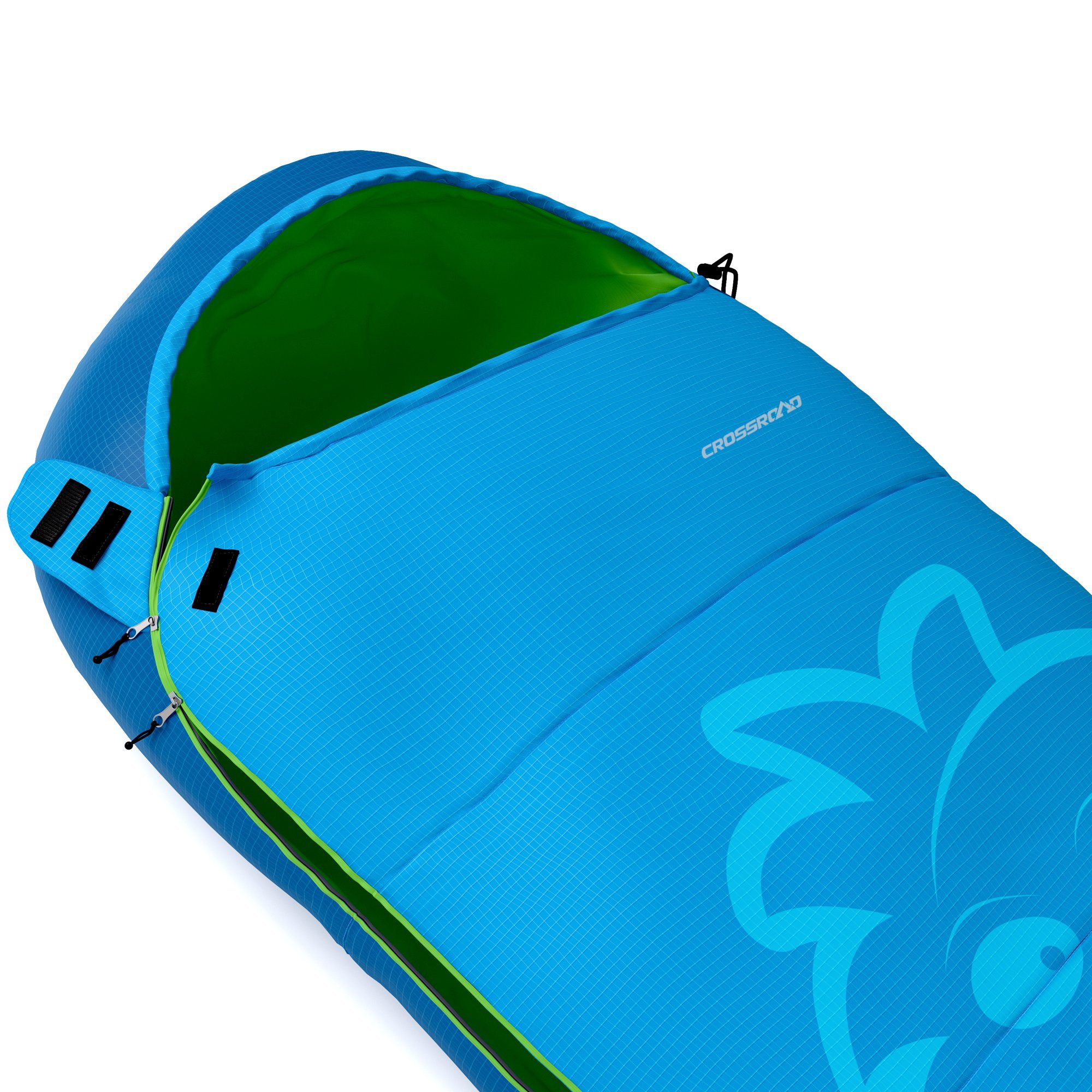 Crossroad Kinderschlafsack Crossroad Flexy blau Kinder Mumienschlafsack Jungen, Mitwachsend, in der Länge verstellbar – Bild 5 von 5