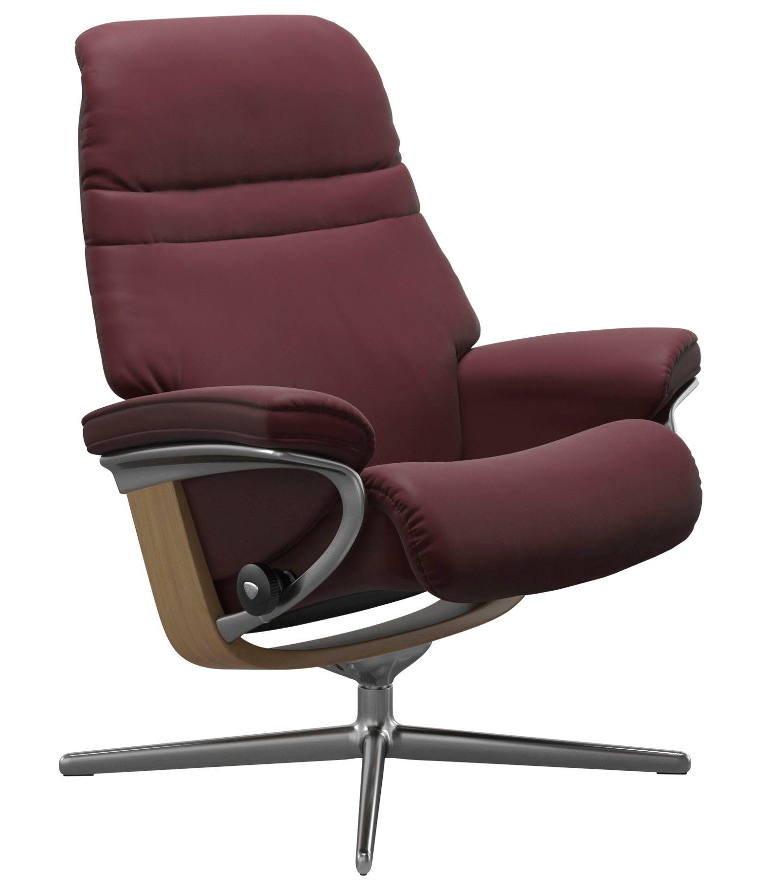 Stressless® Relaxsessel Sunrise, mit Cross Base, Größe S, M & L, Holzakzent Eiche