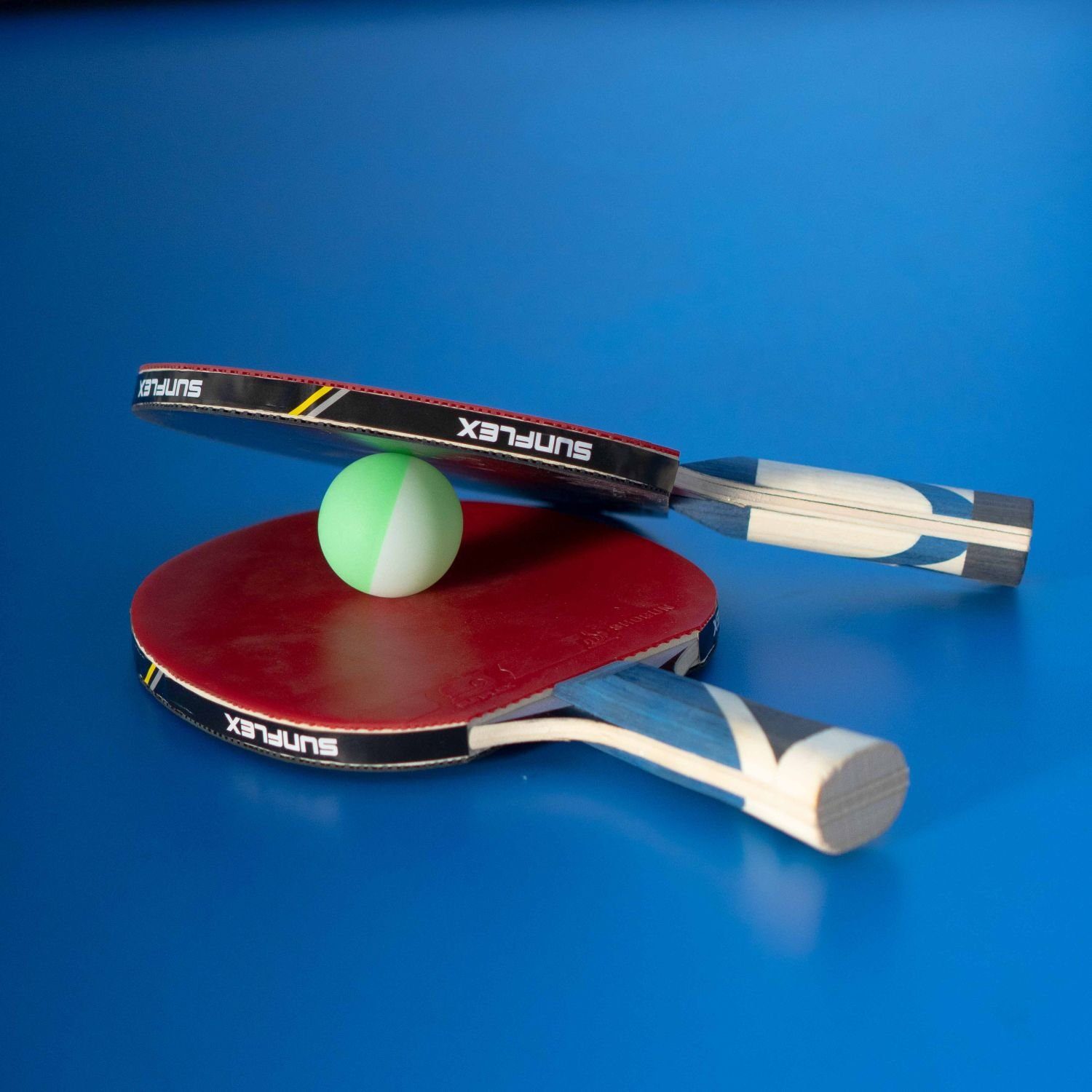 Sunflex Tischtennisball 24 Bälle Gelb-Grün, Tischtennis Bälle Tischtennisball Ball Balls