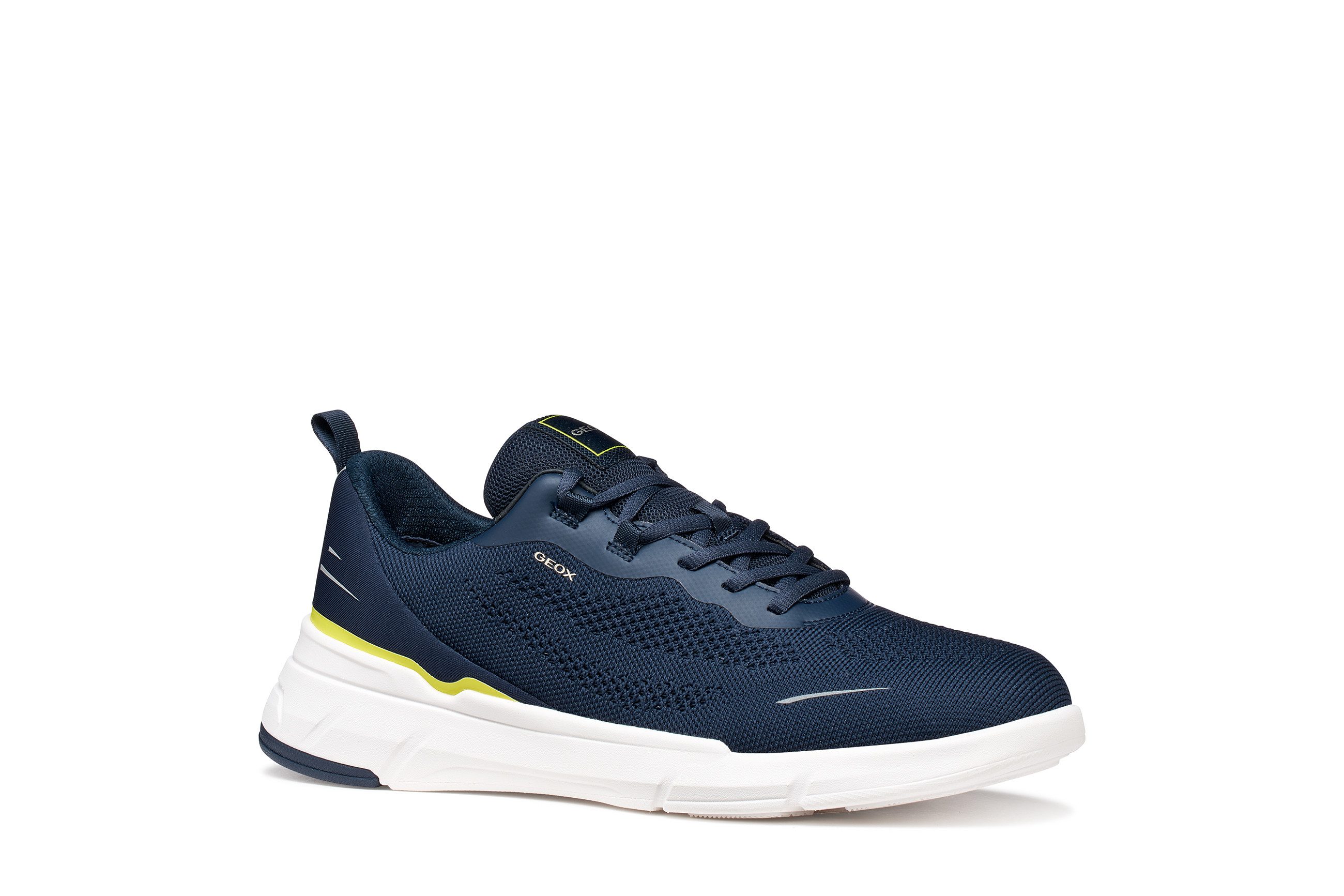 Geox U VITTOUR Sneaker Halbschuh, Freizeitschuh, Schnürer mit Kontrastbesat günstig online kaufen
