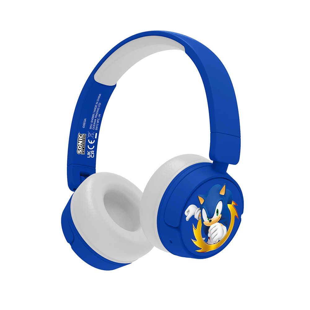 OTL Sonic the Hedgehog kabellose Kinder Kopfhörer Bluetooth-Kopfhörer (Bluetooth, Lautstärkebegrenzug)