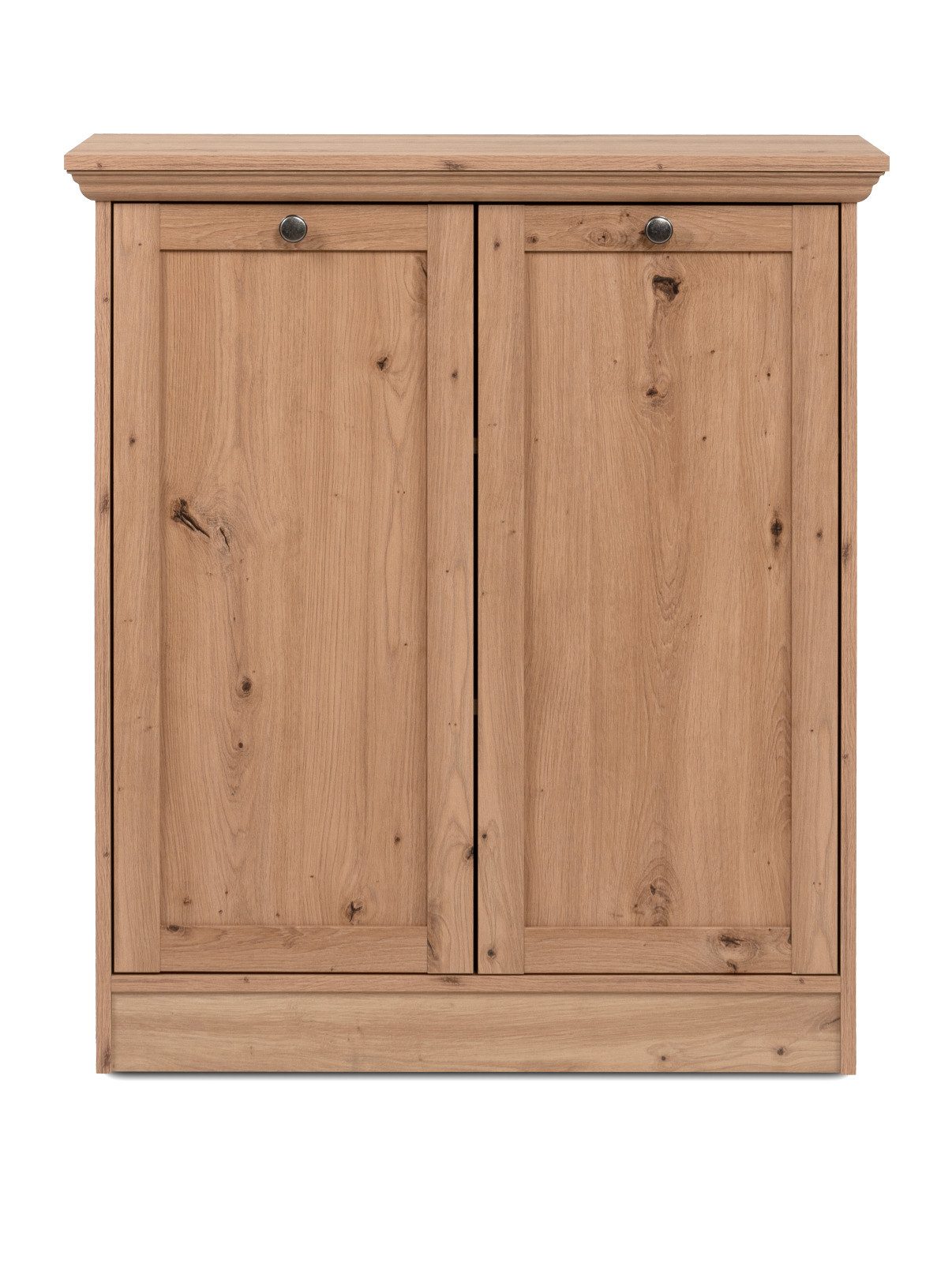 Inn.Furn Kommode Rubik (in Eiche Artisan, 80 cm Landhaus-Stil), flexible Inneneinteilung