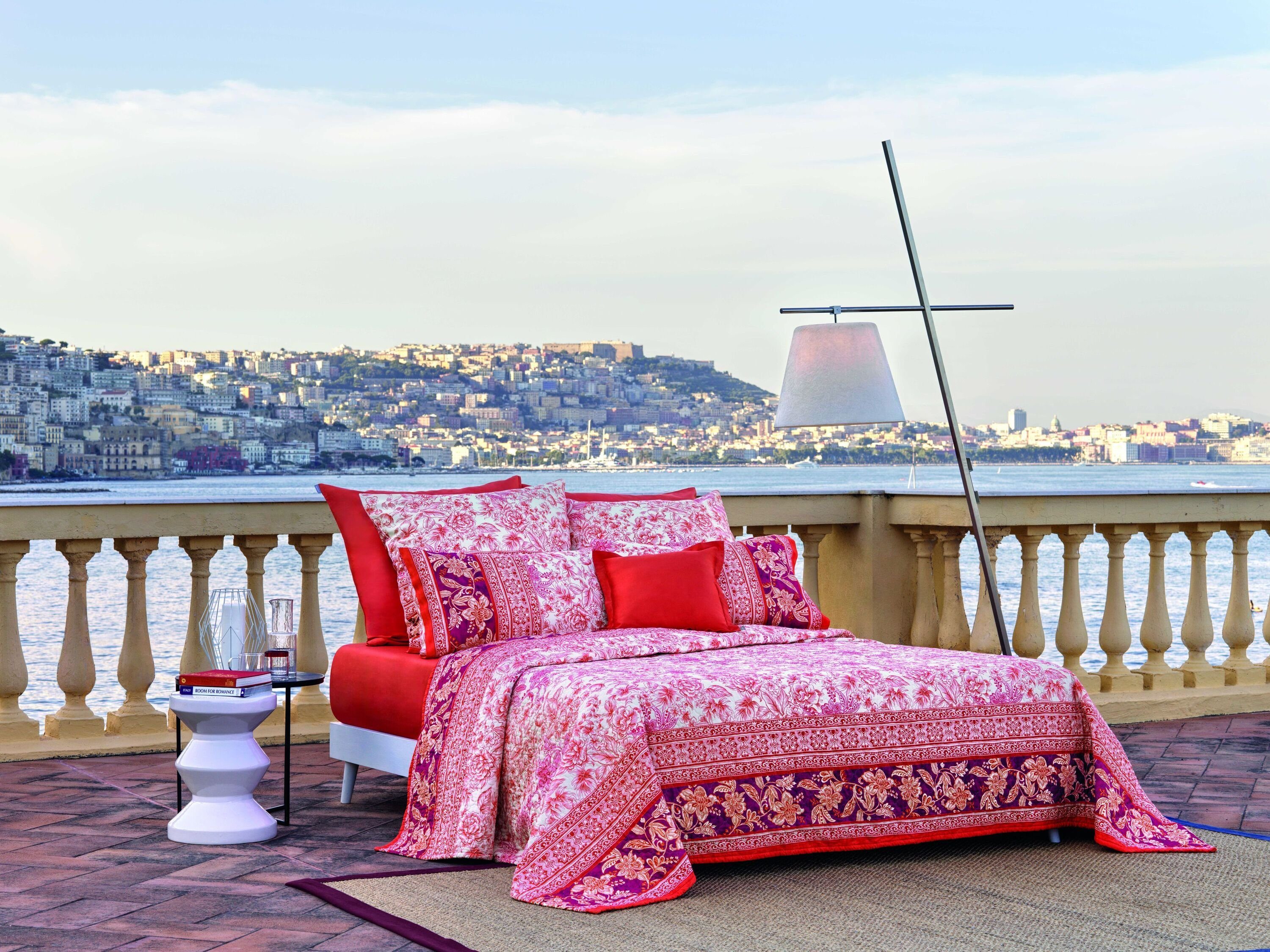 Bassetti Bettwäsche CAPODIMONTE, Satin, 1 teilig, aus satinierter Baumwolle und Reißverschluss