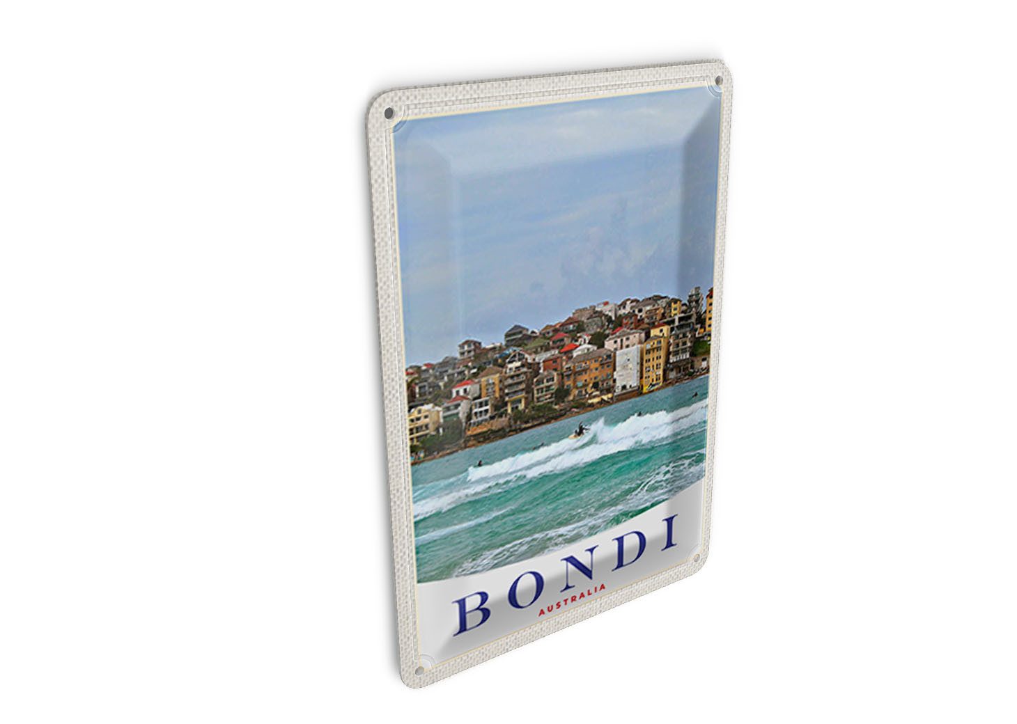 Femer GmbH Postkarte Reise 10x14 cm Bond Australien Surfen Meer Wellen, unfrankiert