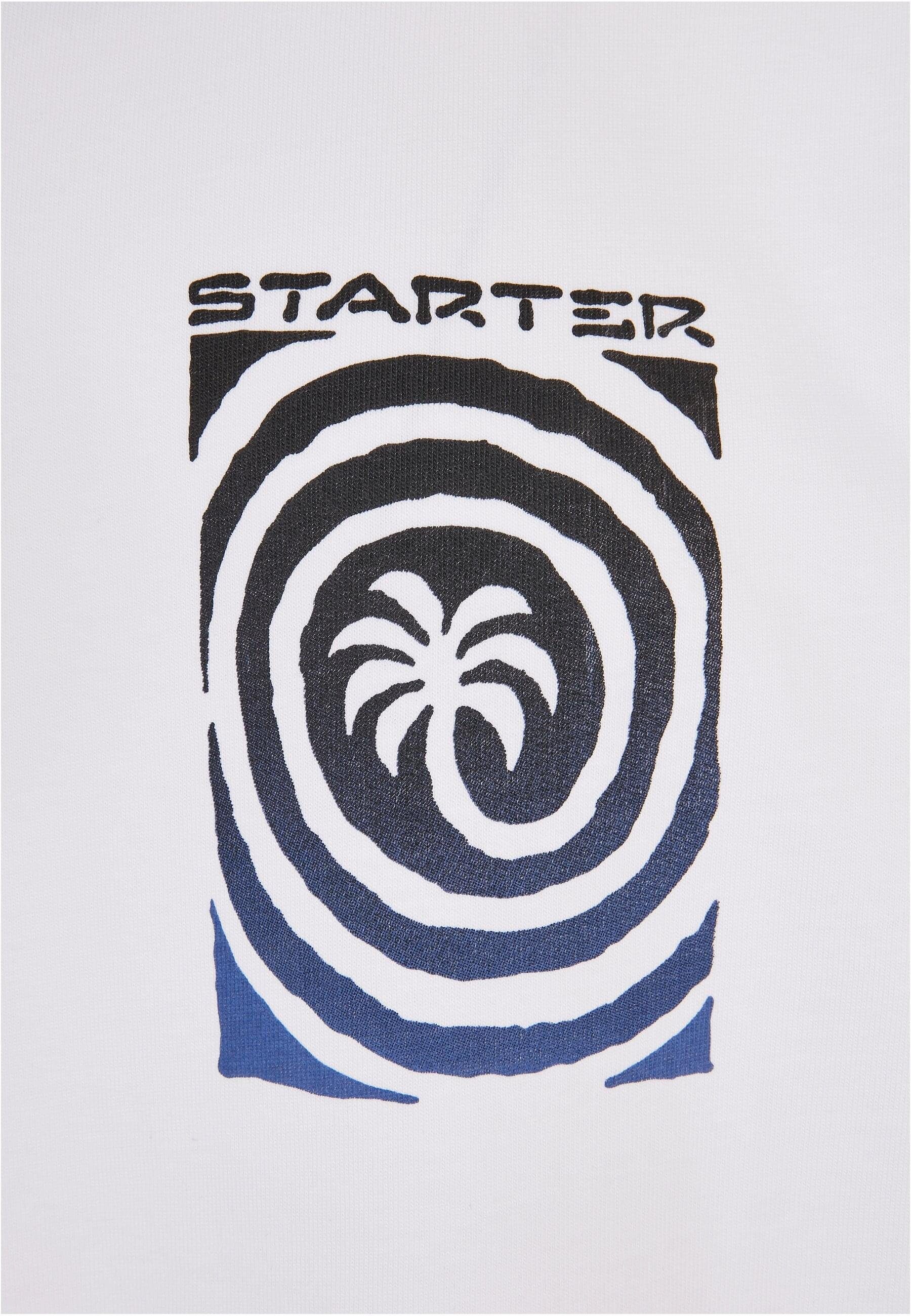 Palm Label T-Shirt (1-tlg) Black white Herren Starter Starter Tee