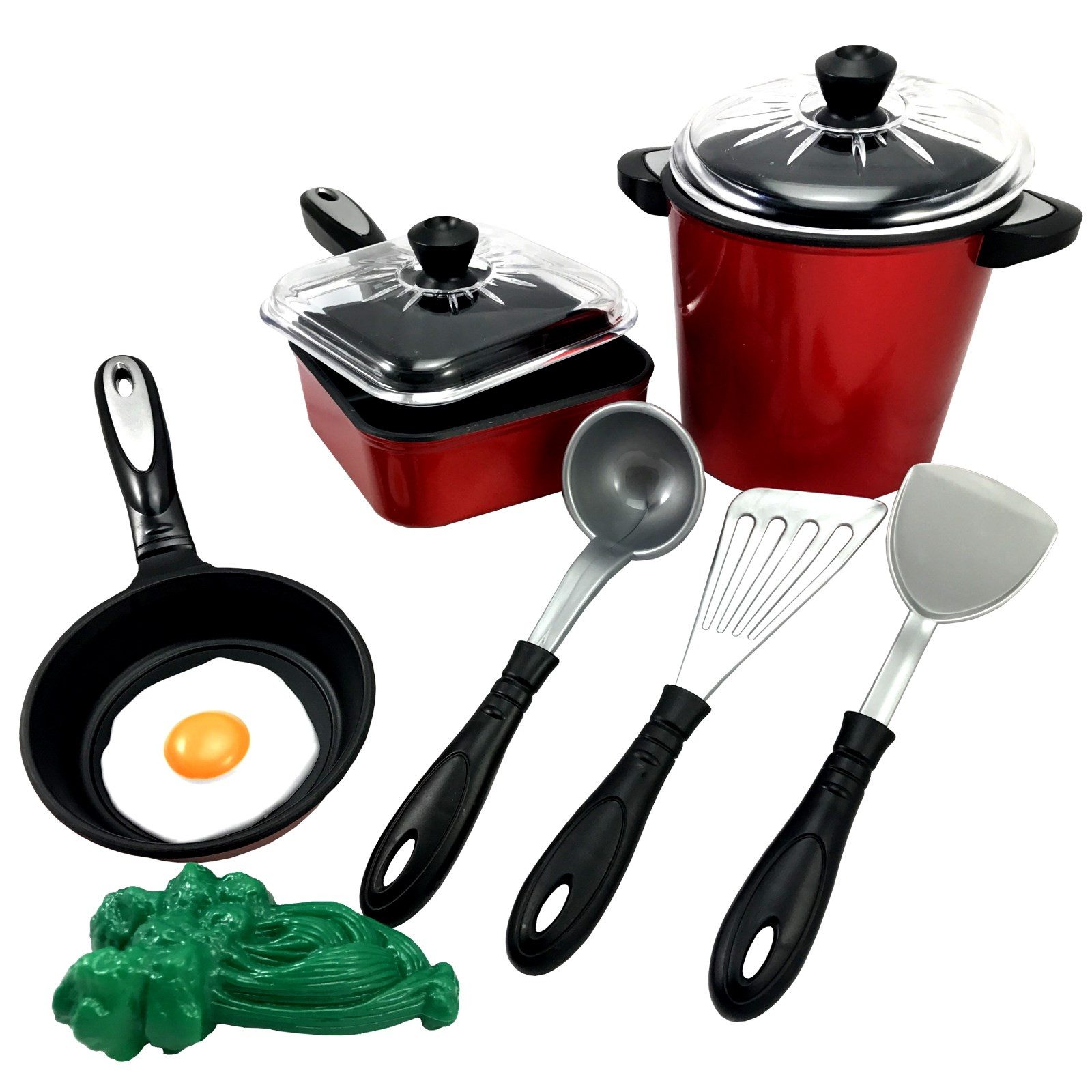 TikTakToo Spielküche Mehrteiliges Kochset Spielküchen Zubehör 10-teilig Kun günstig online kaufen