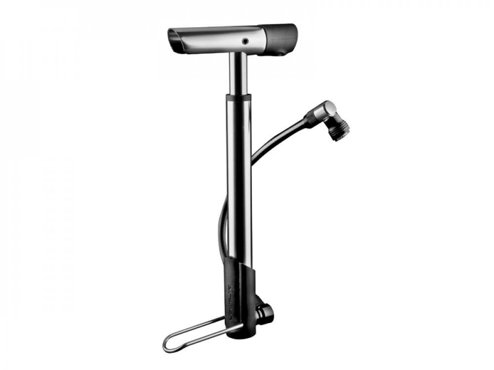 Birzman Fahrradpumpe Birzman Horizons-Apogee Lite Standpumpe 120 PSI Snap-It schwarz silber