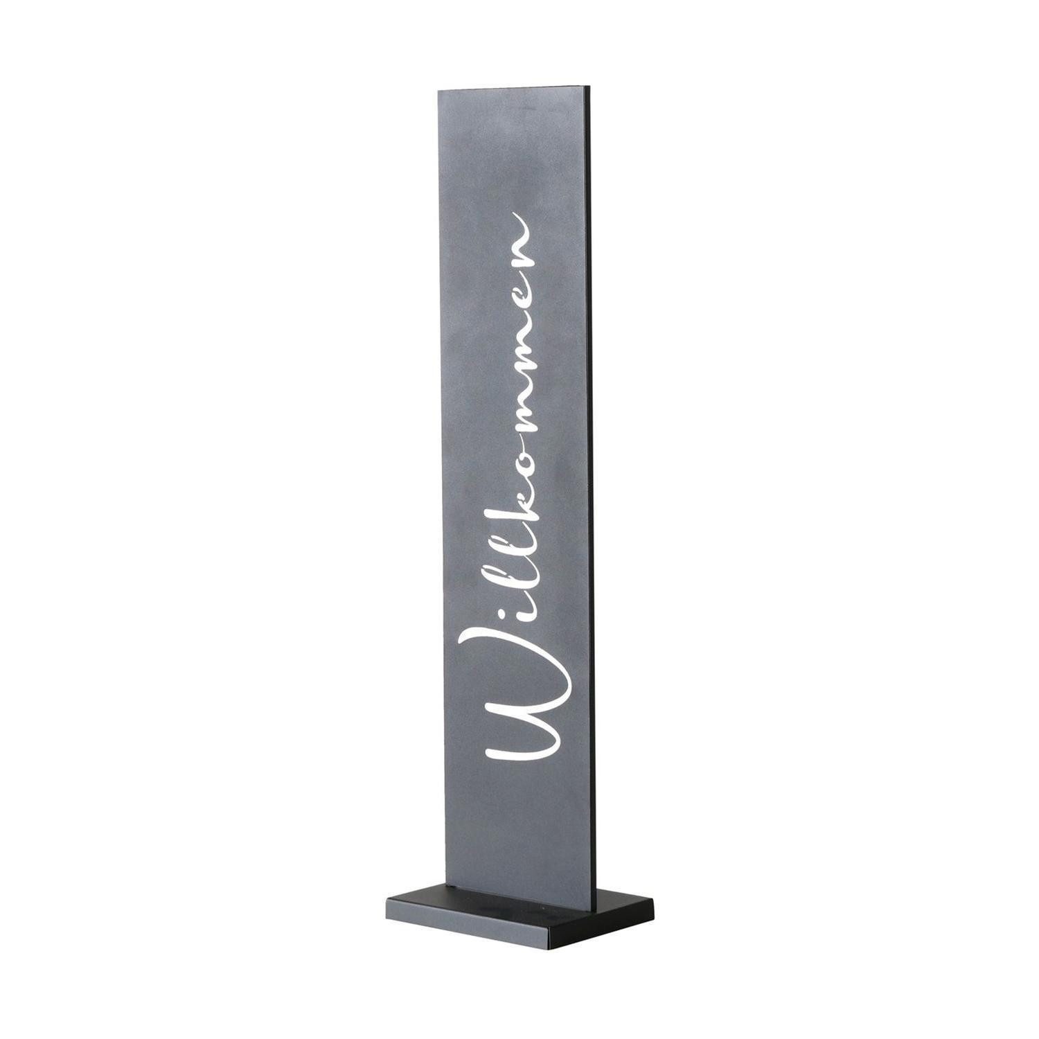BOLTZE GRUPPE GmbH Deko-Schriftzug Deko-Aufsteller CARTELLO, Schwarz, Metall, H 77 cm (1 St)