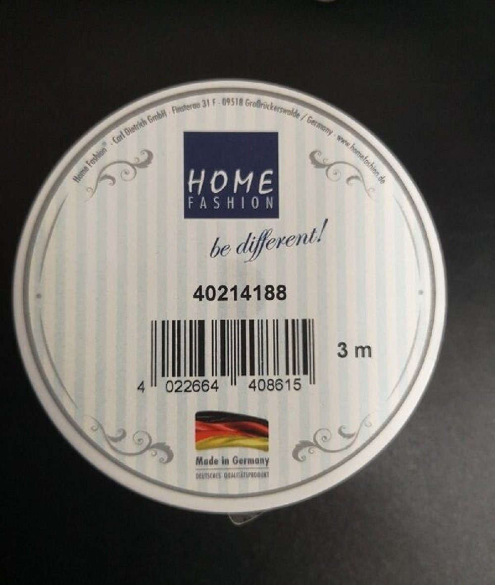HOME FASHION Dekoband Dekoband Schnur Gold 5 mm x 3m auf Rolle