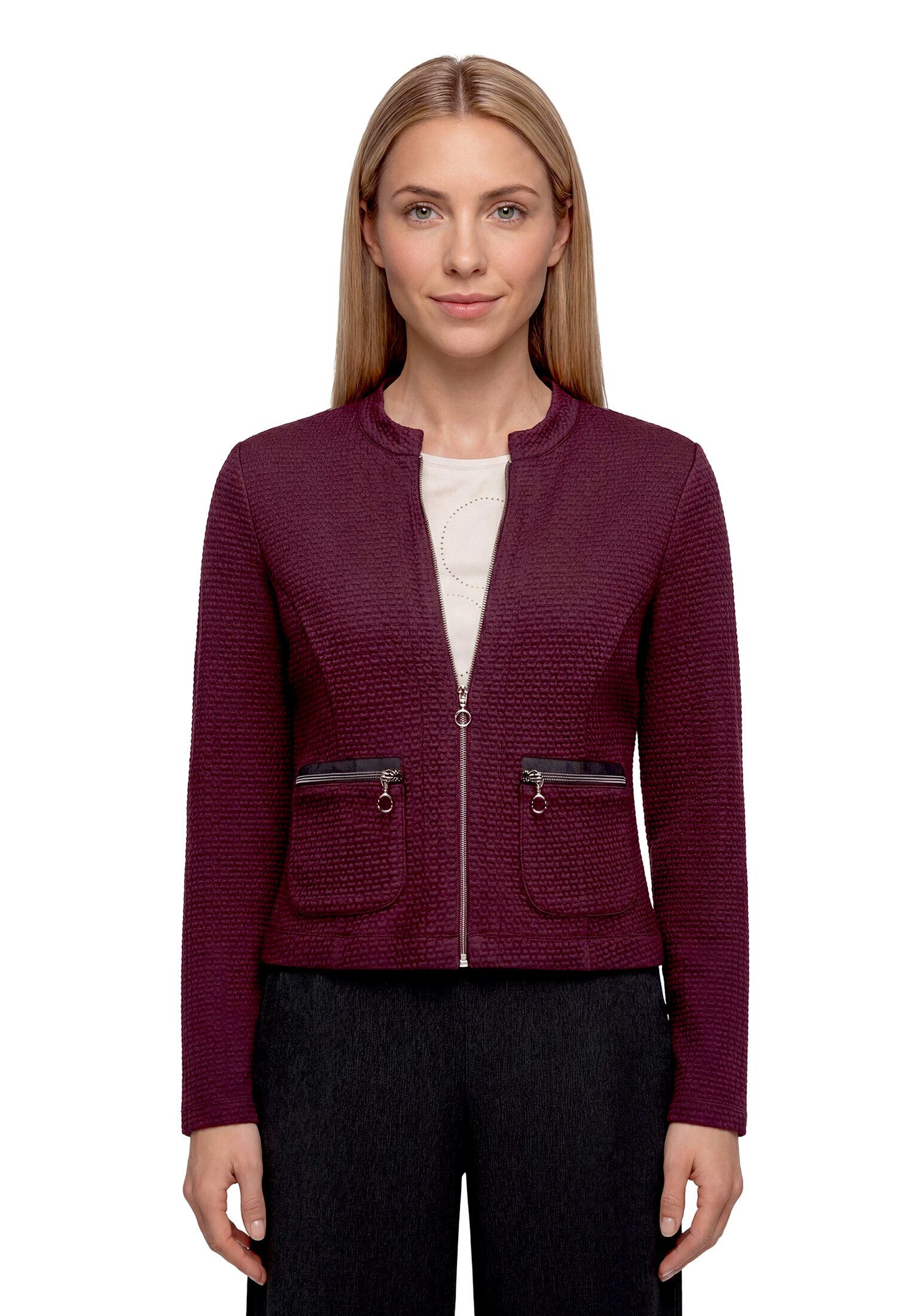 Betty Barclay Sweatjacke Damen mit Reißverschluss