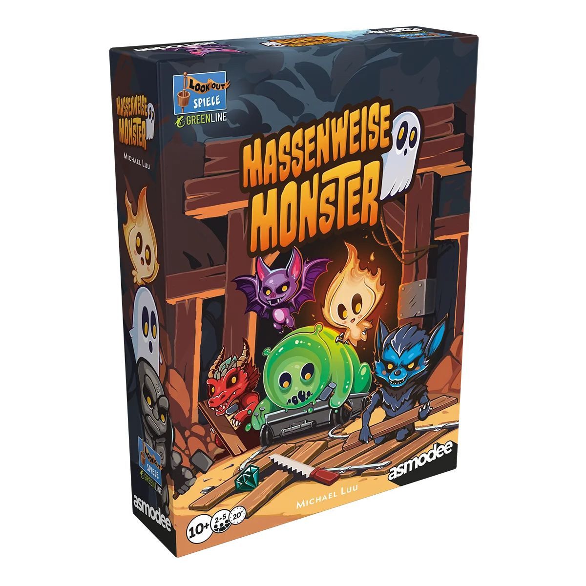 Asmodee Sammelkarte Massenweise Monster