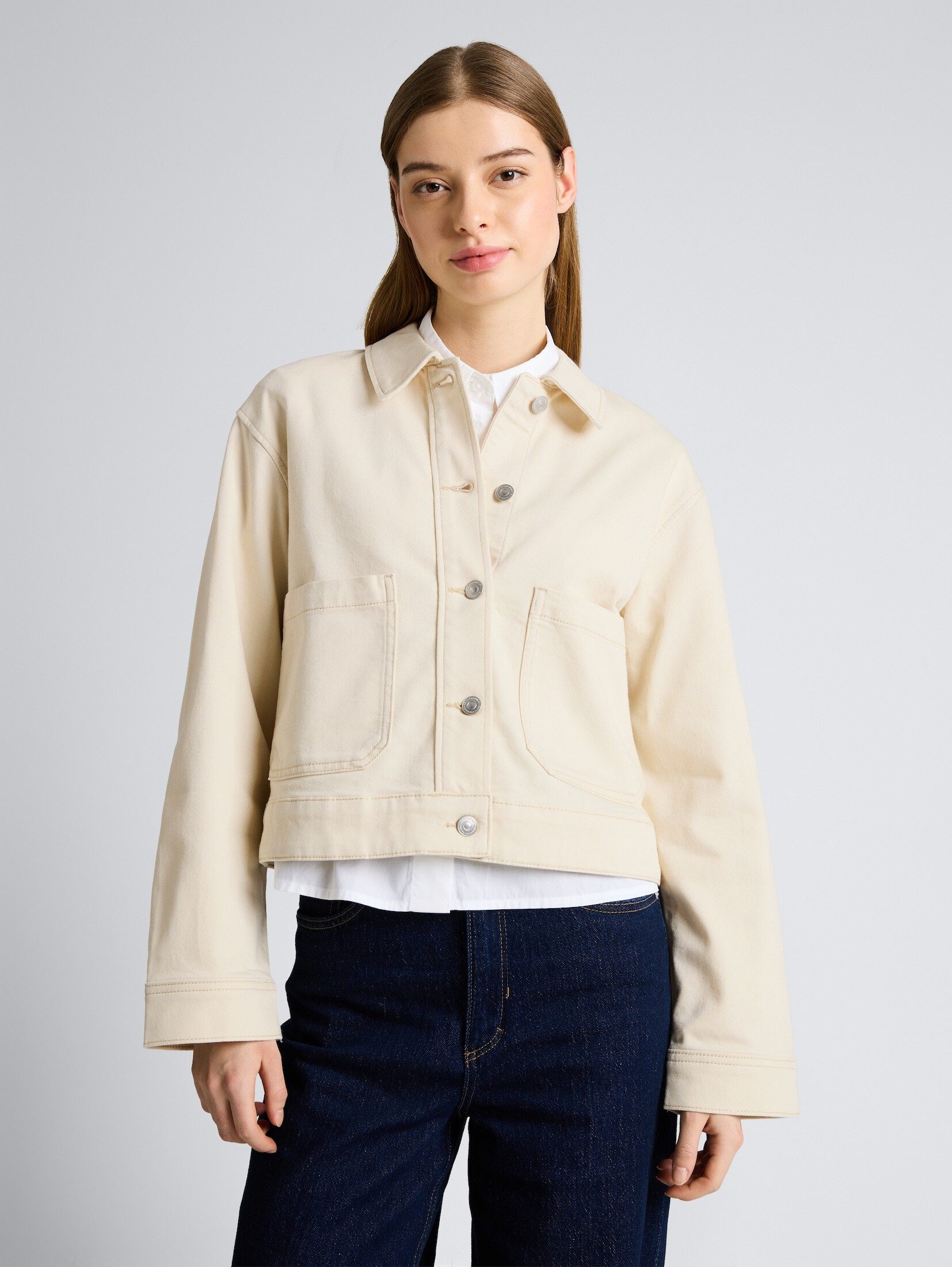 TOM TAILOR Denim Jeansjacke Jacken Jeansjacke mit aufgesetzten Taschen