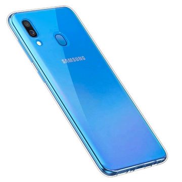 CoolGadget Handyhülle Transparent Ultra Slim Case für Samsung Galaxy A40 5,9 Zoll, Silikon Hülle Dünne Schutzhülle für Samsung A40 Hülle