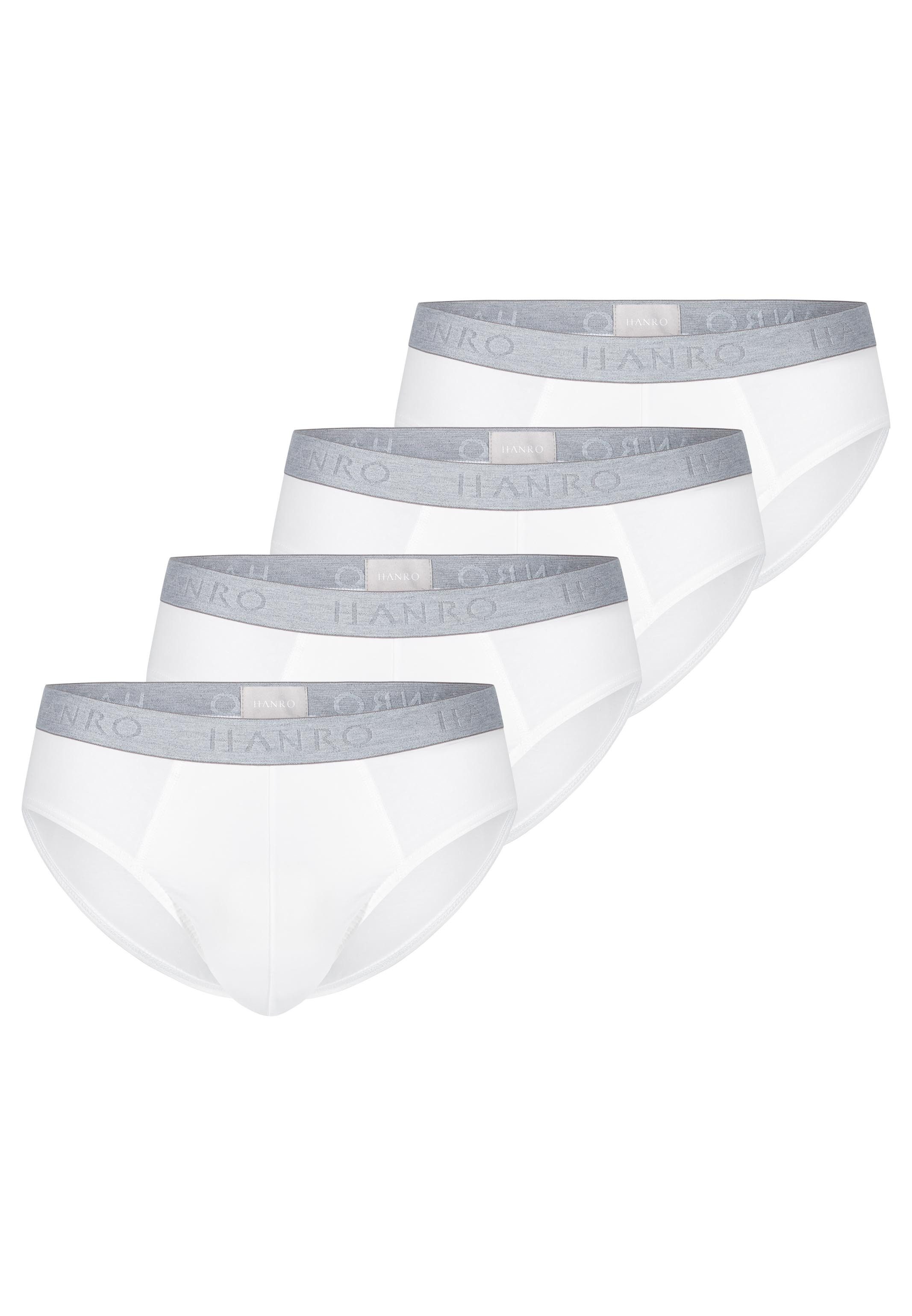 Hanro Slip 4er Pack Cotton Essentials (Spar-Set, 4-St) Slip / Unterhose - Baumwolle - ohne Eingriff
