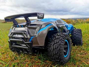 BruKa RC-Auto RC Monster Truck PIRANHA ferngesteuertes Auto Buggy Geländewagen Ghz