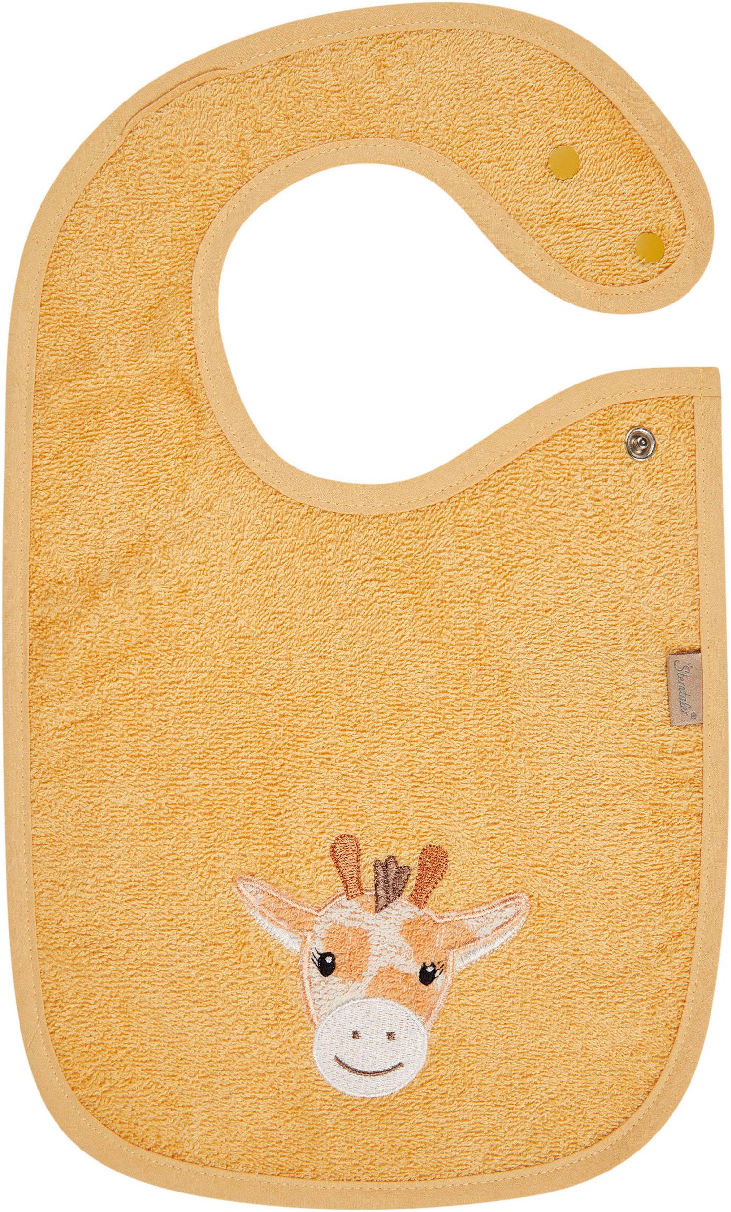 Lätzchen Druckknopf Giraffe Kaya