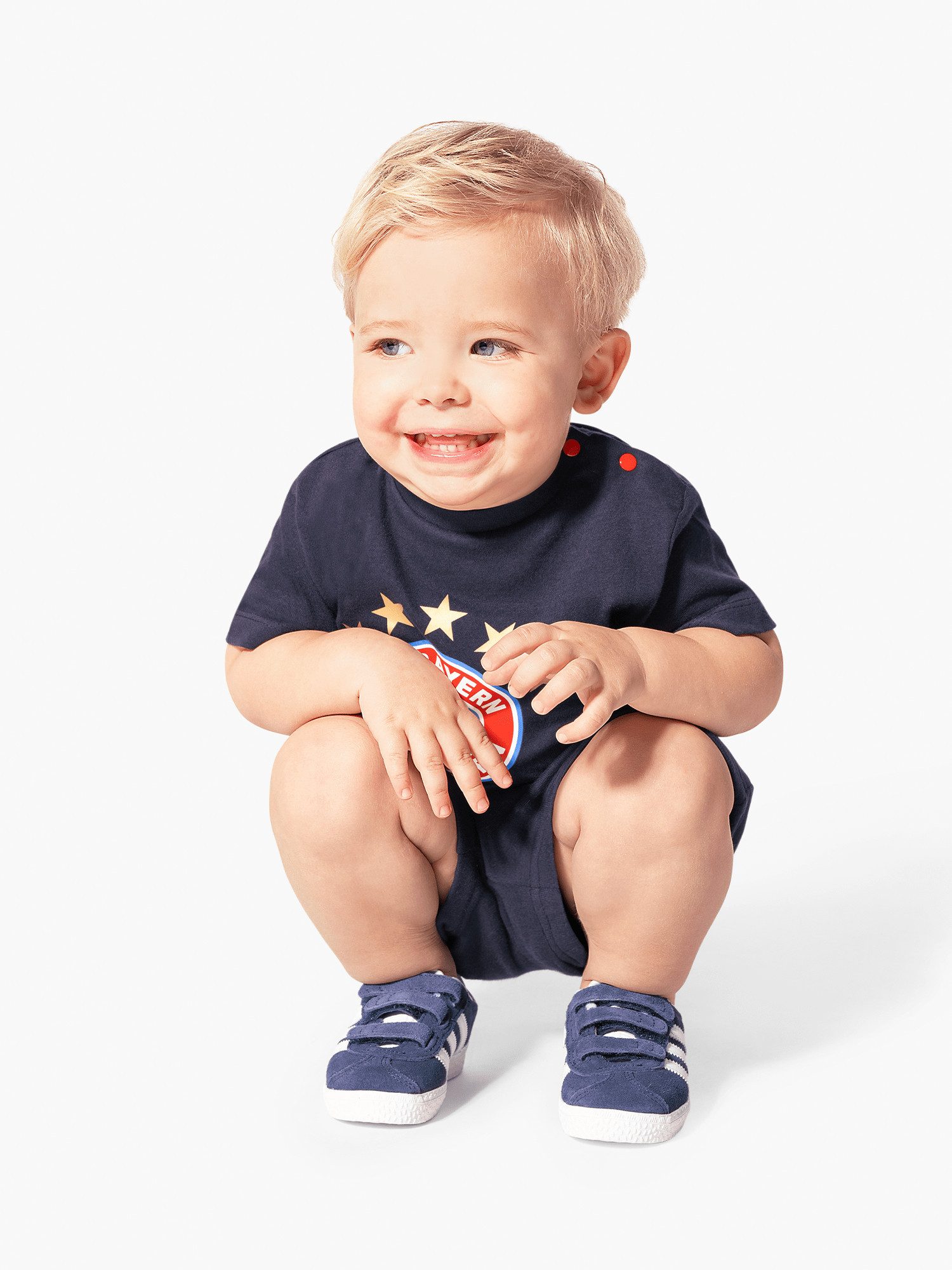 FC Bayern München T-Shirt FC Bayern München I T-Shirt Essential I Baby I Navy