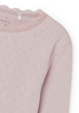 Name It Langarmshirt NKFLITTE LS XSL TOP mit Strukturmuster