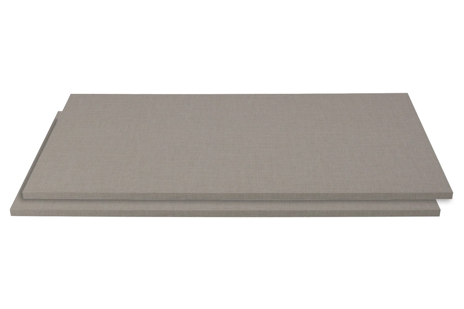 rauch Einlegeboden KRONACH, B 85 x T 45 cm, Grau, Texline Dekor, (2 St), mit 8 Bodenträgern, Made in Germany