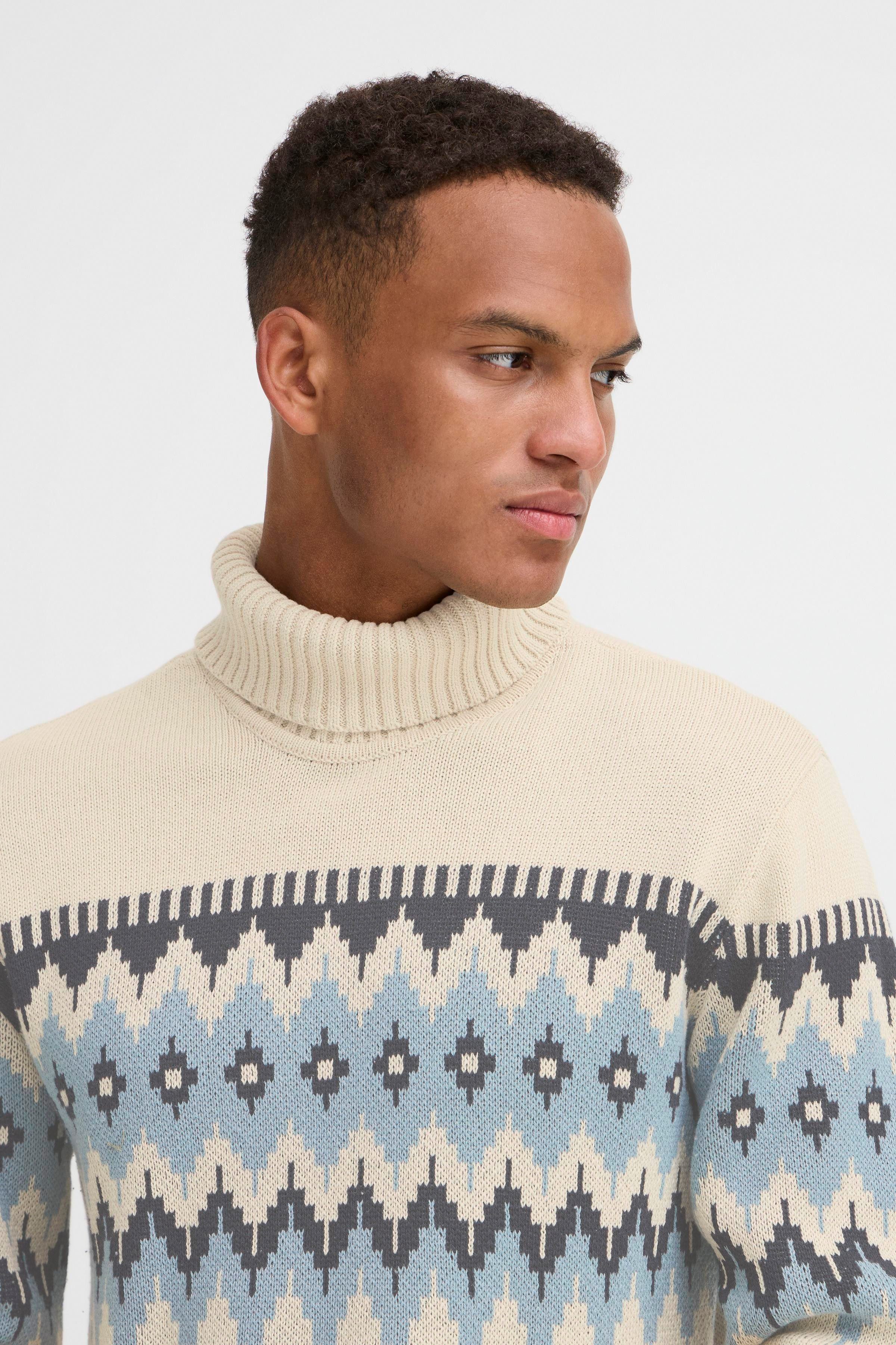 Blend Rollkragenpullover BHBENJI JACQ KNIT im tollen Jacquardmuster