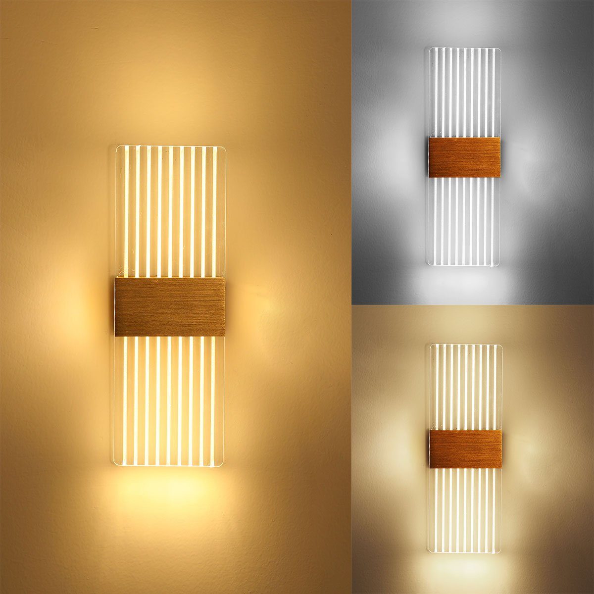 oyajia Wandleuchte Moderne Nordic LED Wandleuchten, günstig online kaufen