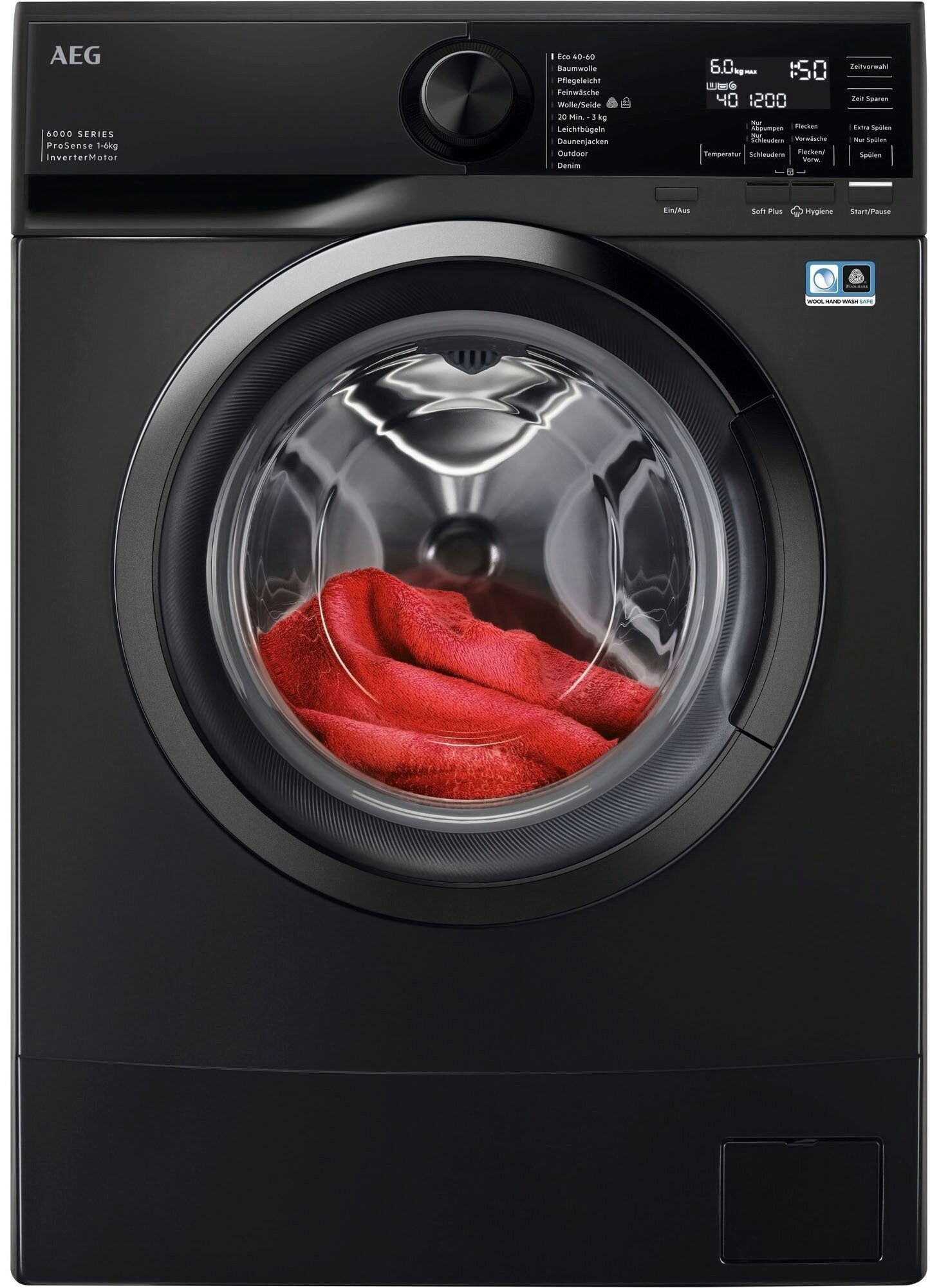 AEG Waschmaschine Serie 6000 LSR6FS75260, 6 kg, 1200 U/min, Hygiene-Programm mit Dampf: Entfernt zuverlässig Viren und Bakterien