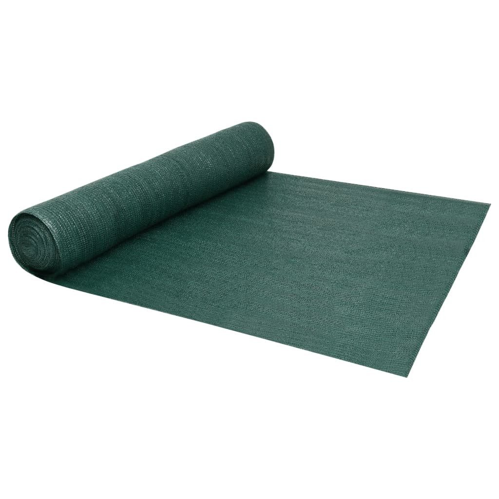 vidaXL Seitenmarkise 36 x 25 m 195 g Zaunblende Grün 3,6x25 m HDPE 195 gm²