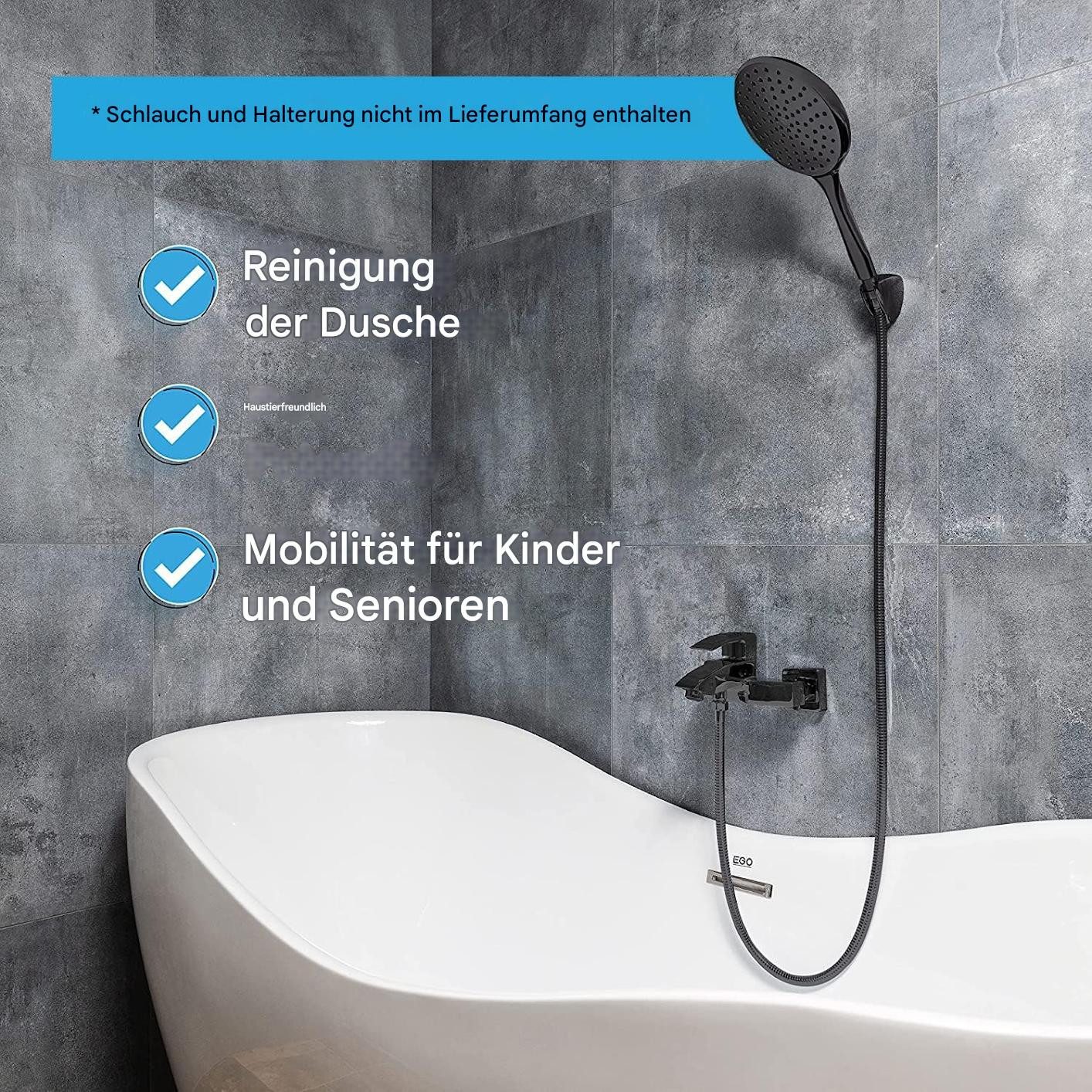 sparkpod Handbrause XXL Regendusche Hochdruck Handbrause günstig online kaufen