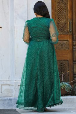 Modabout Abendkleid Langes Maxikleid Sommerkleid für große Größen - NELB0588D5161ZMT (1-tlg)