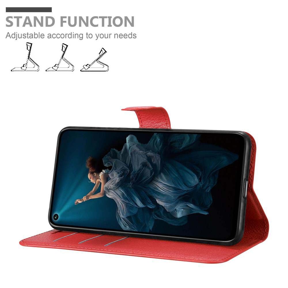 Cadorabo Handyhülle für Honor 20 PRO Hülle Honor 20 PRO, Hülle Schutzhülle mit Standfunktion, Kartenfach und Magnetverschluss