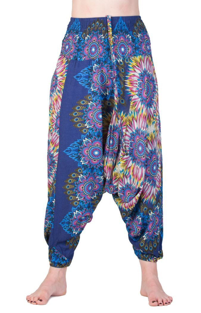 Haremshose Aladinhose Maoi Haremshose aus 100% natürlicher Viskose Pumphose