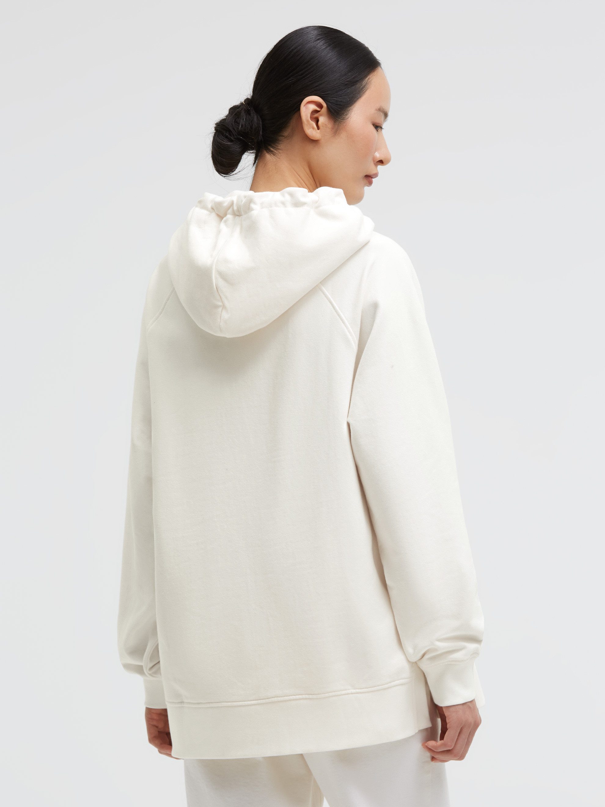 SENSES.THE LABEL Kapuzensweatshirt mit Seitenschlitze – Bild 5 von 5
