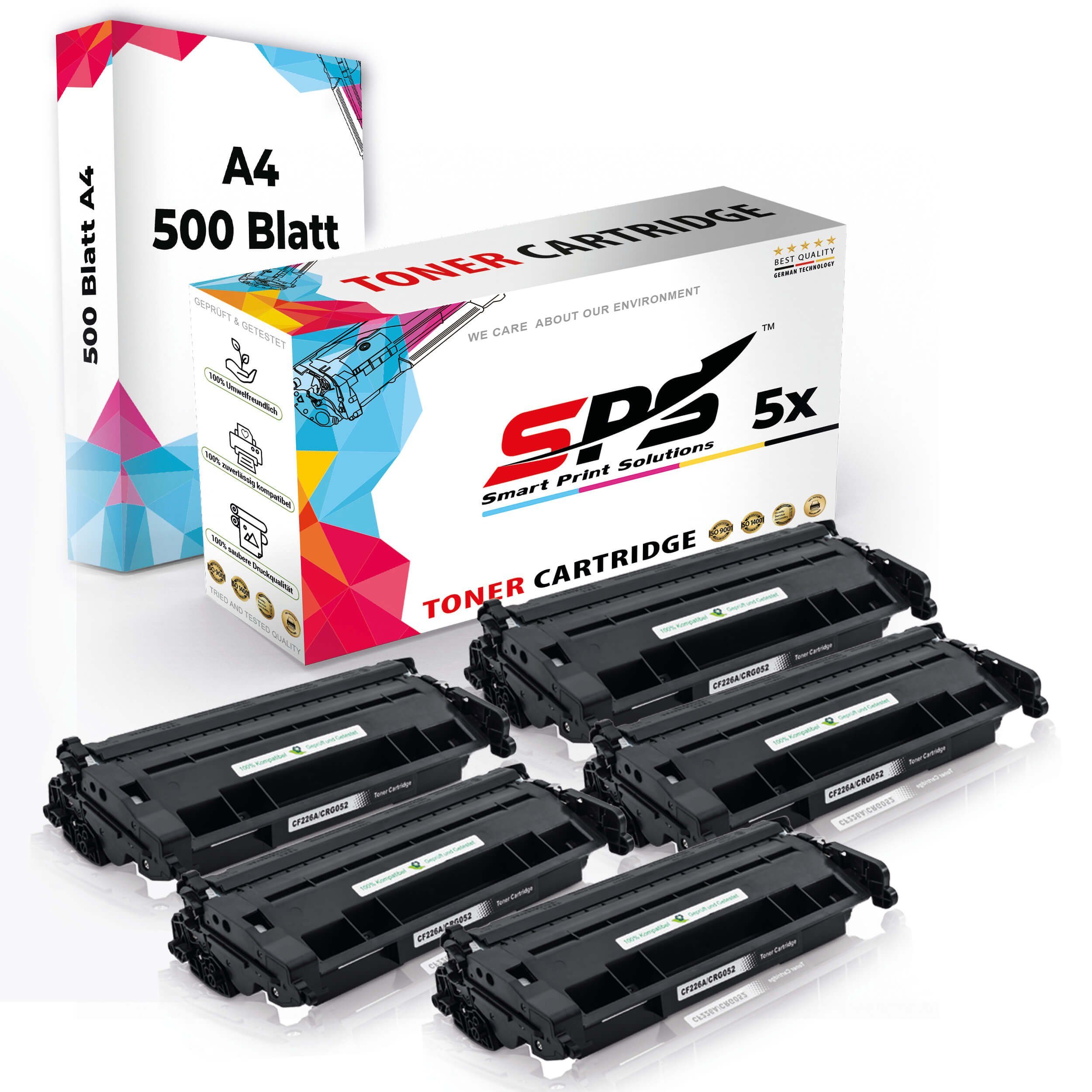 A4 Kompatibel, + Pack, A4 Set Multipack Tonerkartusche SPS Toner,1x 5x 5x Druckerpapier (6er Druckerpapier)