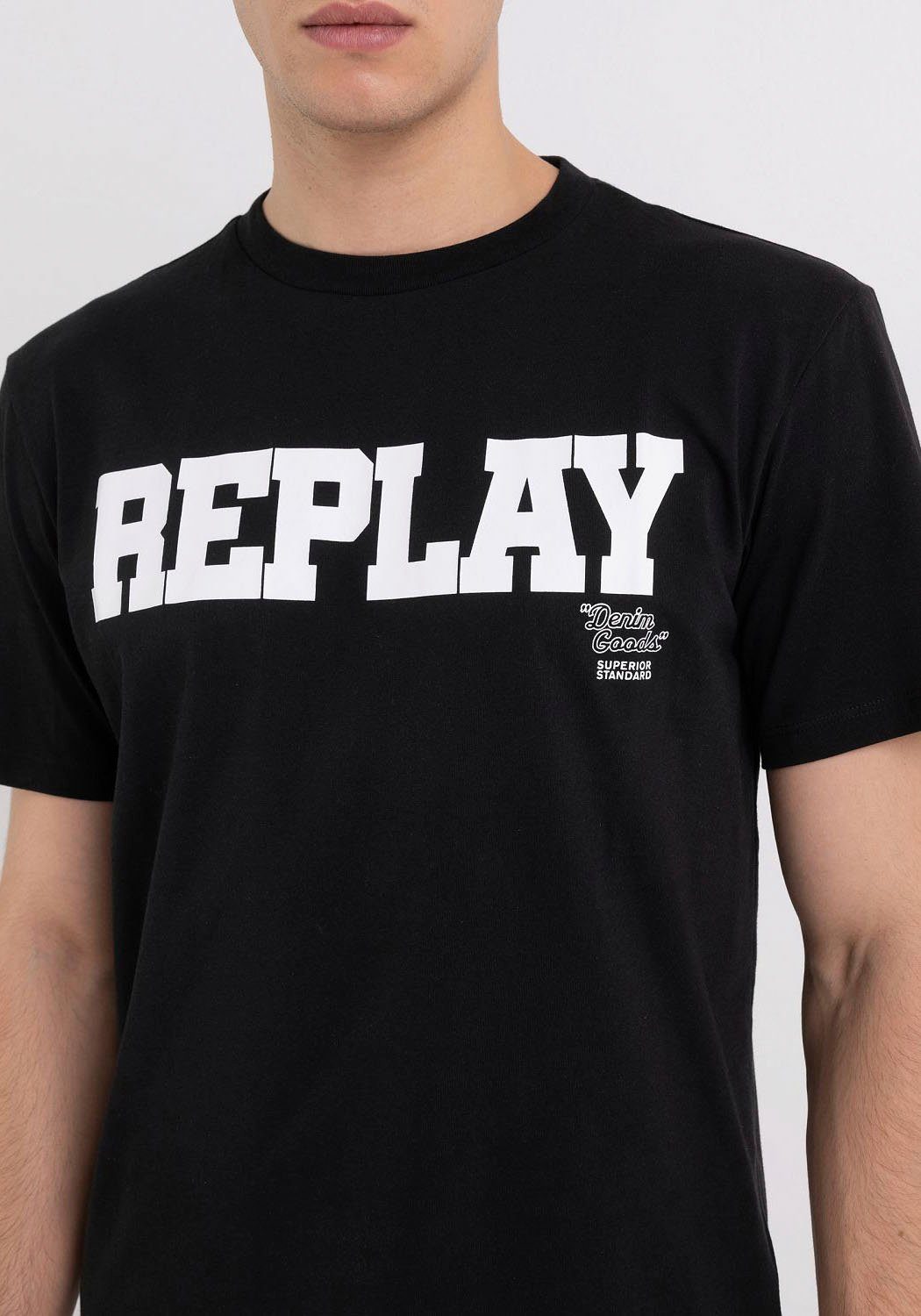 Replay Rundhalsshirt black