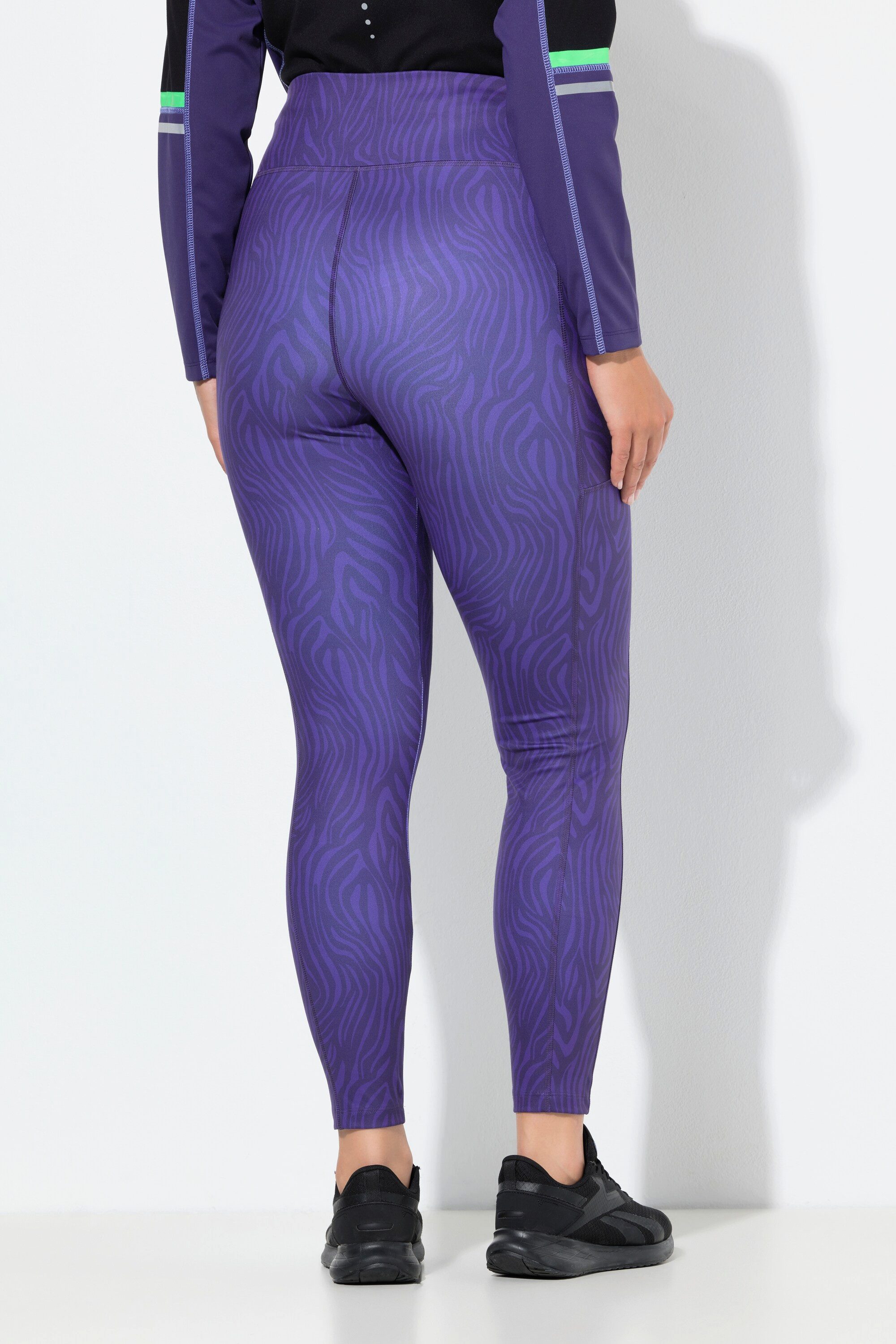 Ulla Popken Leggings Sport-Leggings Leomuster schnelltrocknend