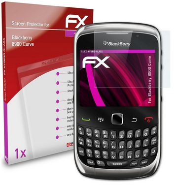 atFoliX Schutzfolie Panzerglasfolie für Blackberry 8900 Curve, Ultradünn und superhart