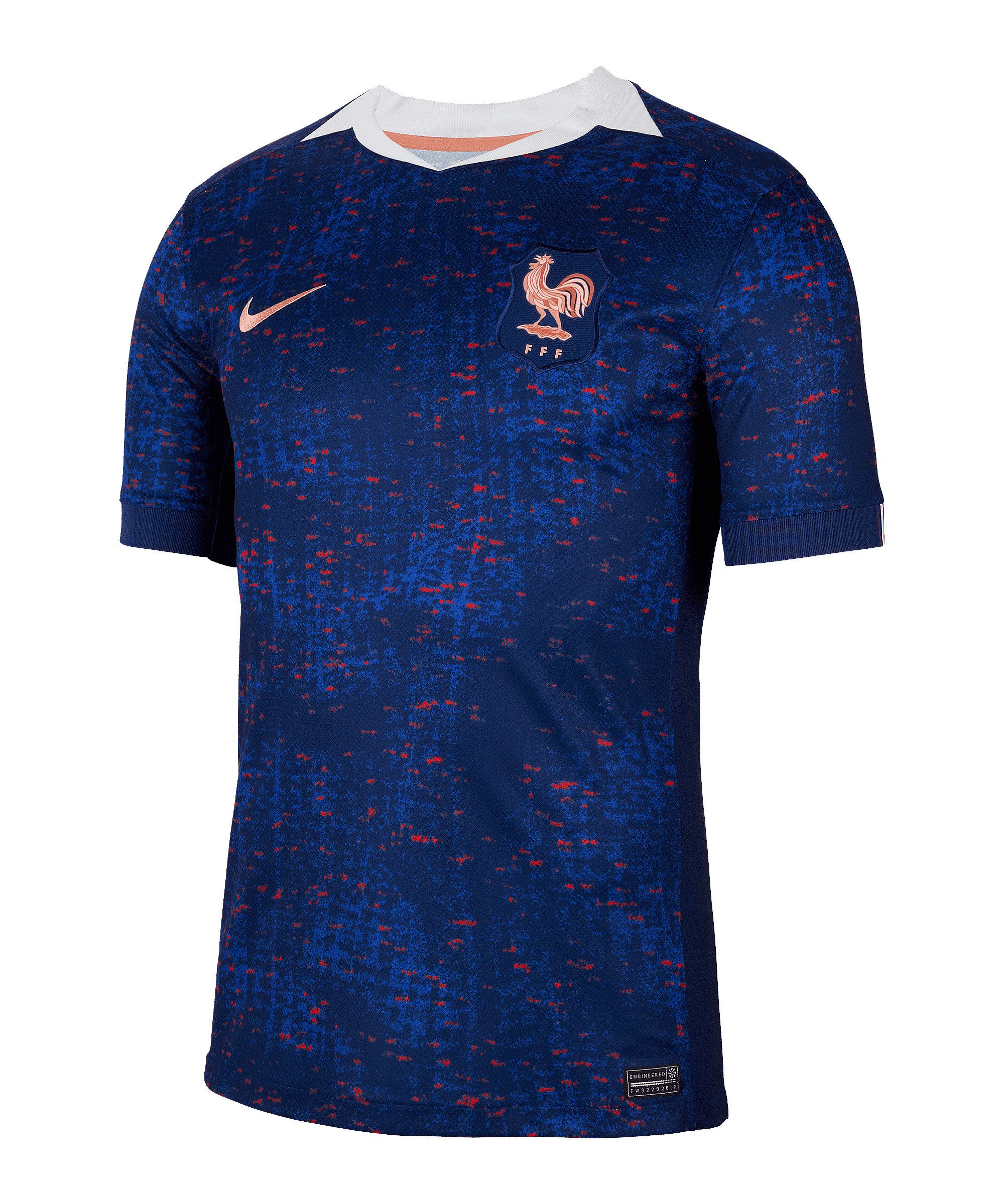 Nike Fußballtrikot Nike Performance FFF Frankreich Trikot Home 2025 Teamsport