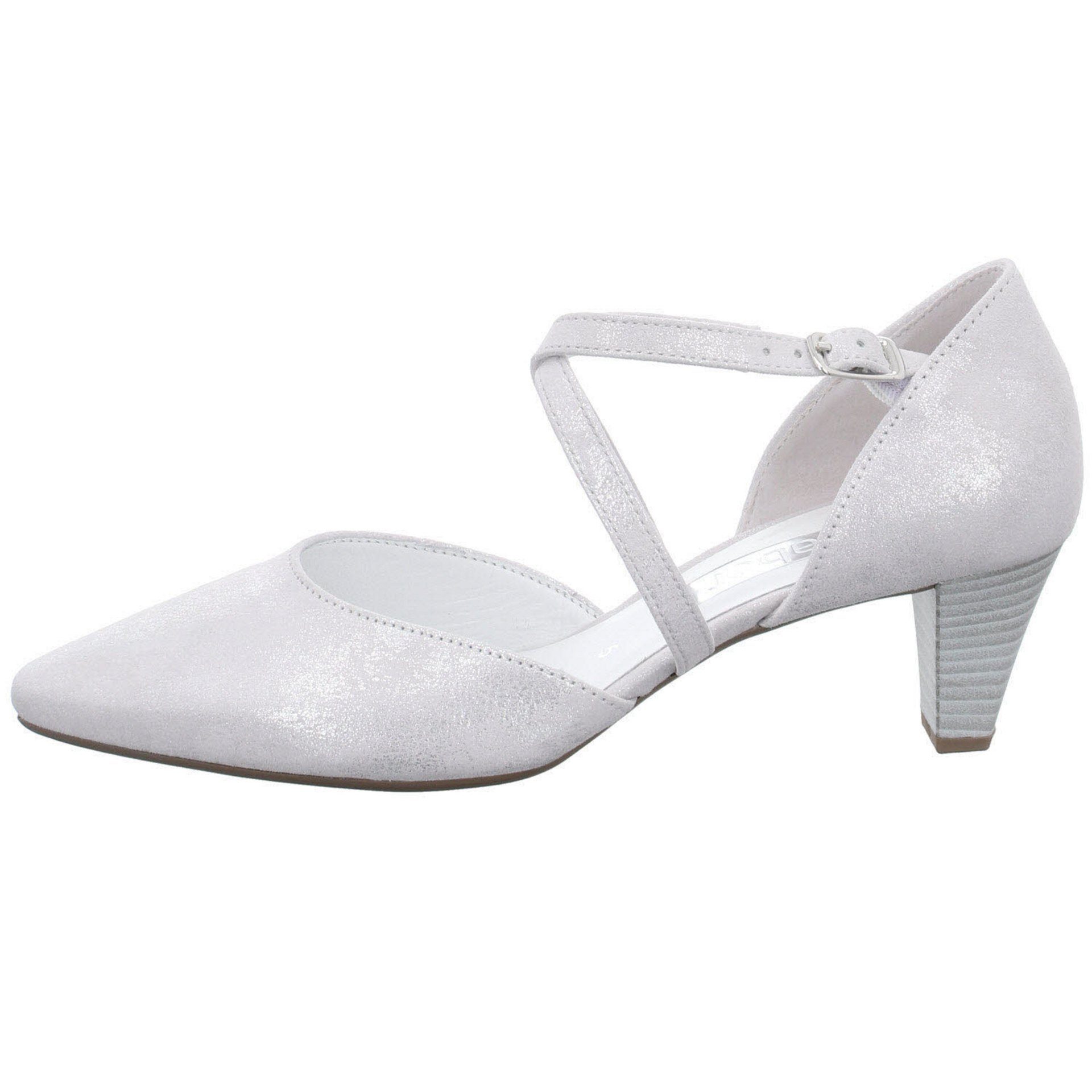 Spangenpumps Pumps ice Elegant Pumps Gabor Schuhe Synthetik Damen Klassisch