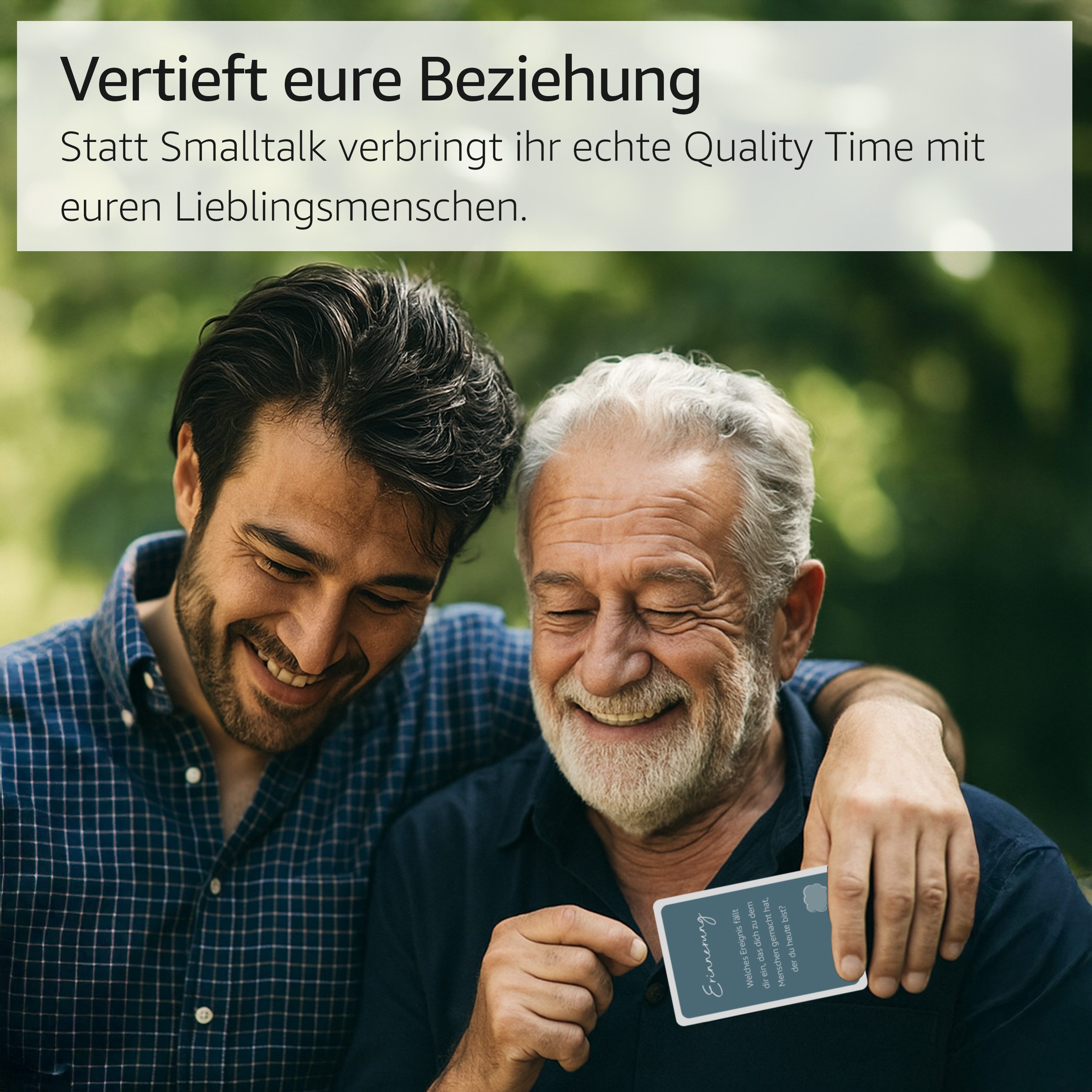 Hyggelig Home Spiel Quality Time - Das Spiel für Familie und Freunde - 240 Fragen, Kartenspiel, Made in Europe, FSC schützt den Wald weltweit