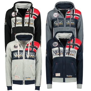 Geographical Norway Funktionsjacke Geographical Norway Herren Sweatjacke421 S Navy