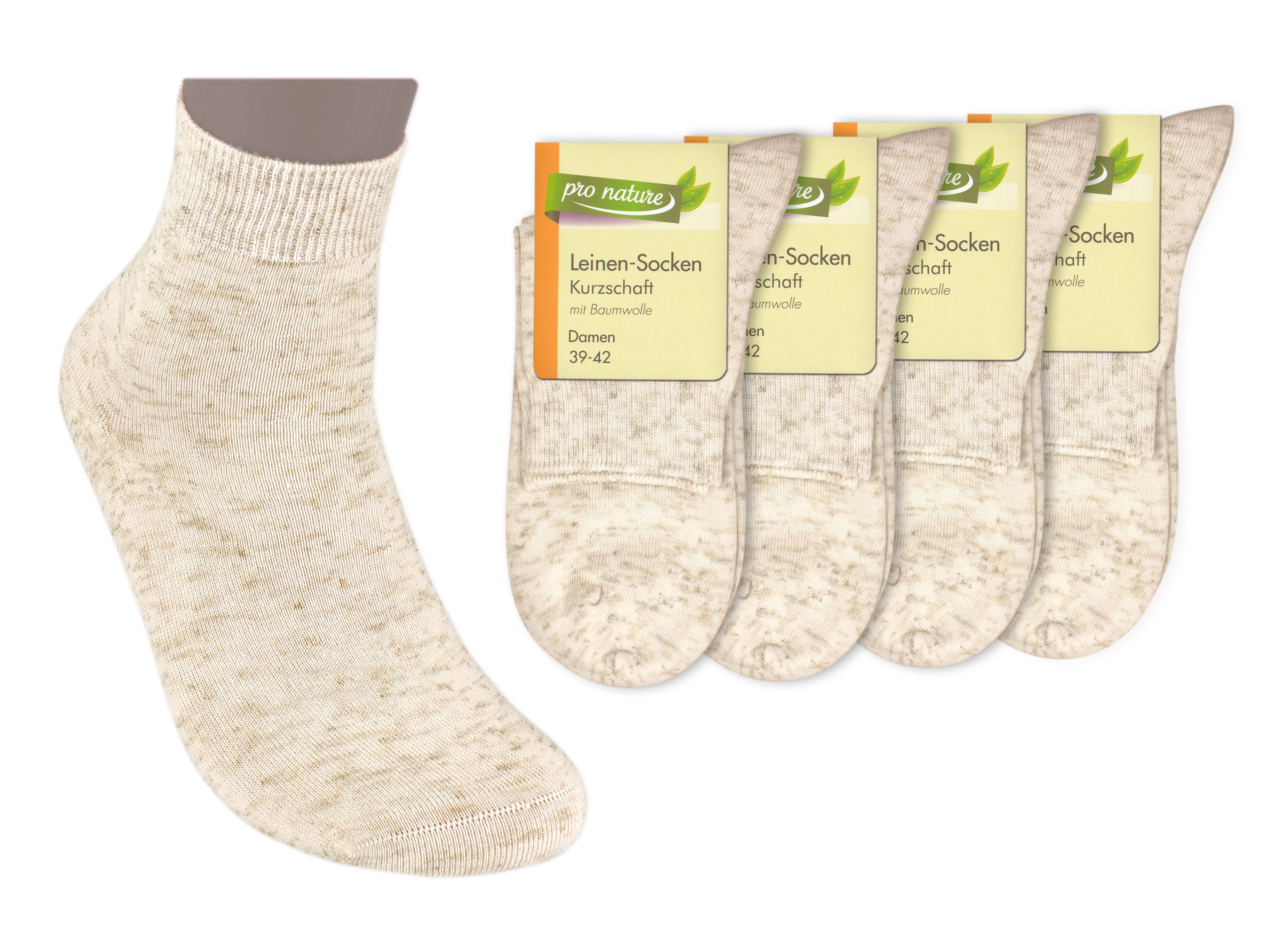 Kurzsocken LEINEN